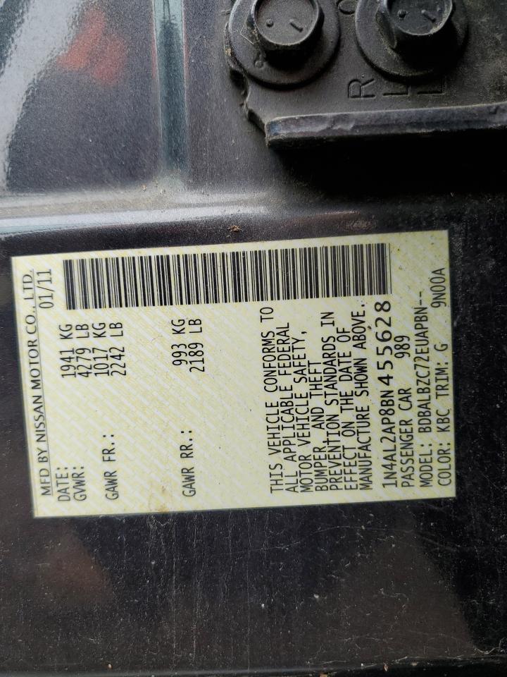 2014 Nissan Altima Blue vin: 1N4AL2AP8BN455628