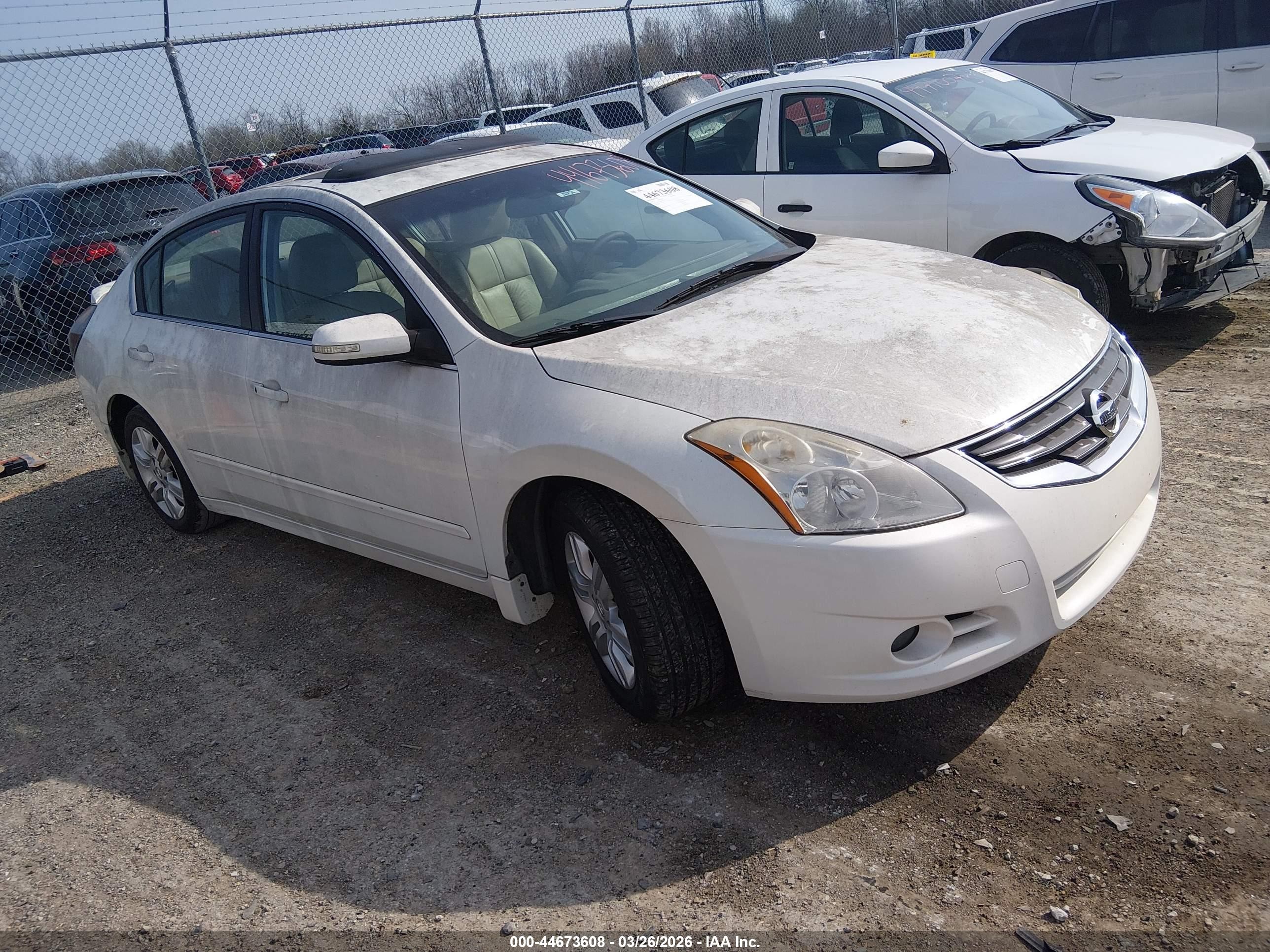 2011 Nissan Altima 2.5 S Белый vin: 1N4AL2AP8BN472719