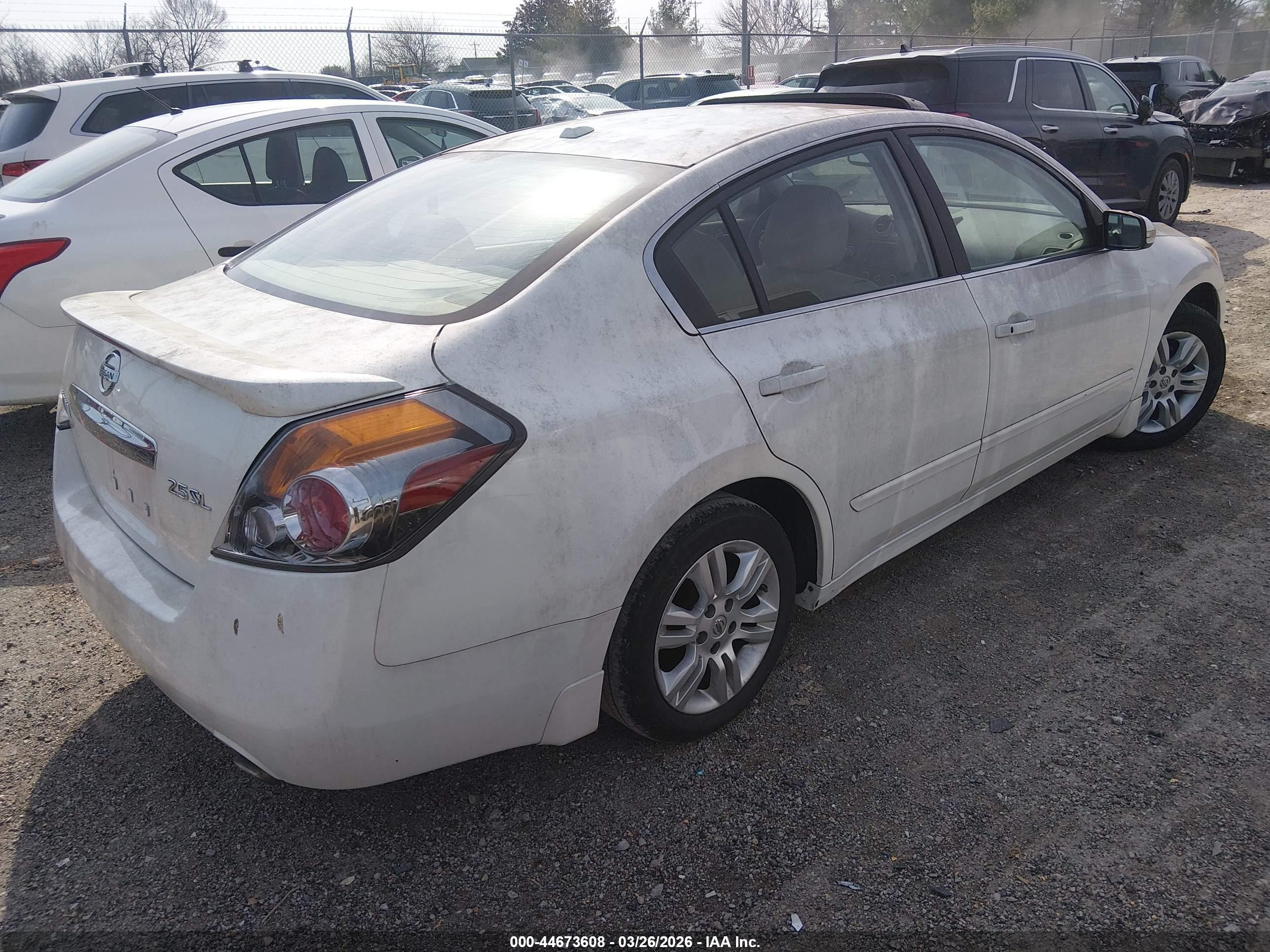 2011 Nissan Altima 2.5 S Белый vin: 1N4AL2AP8BN472719