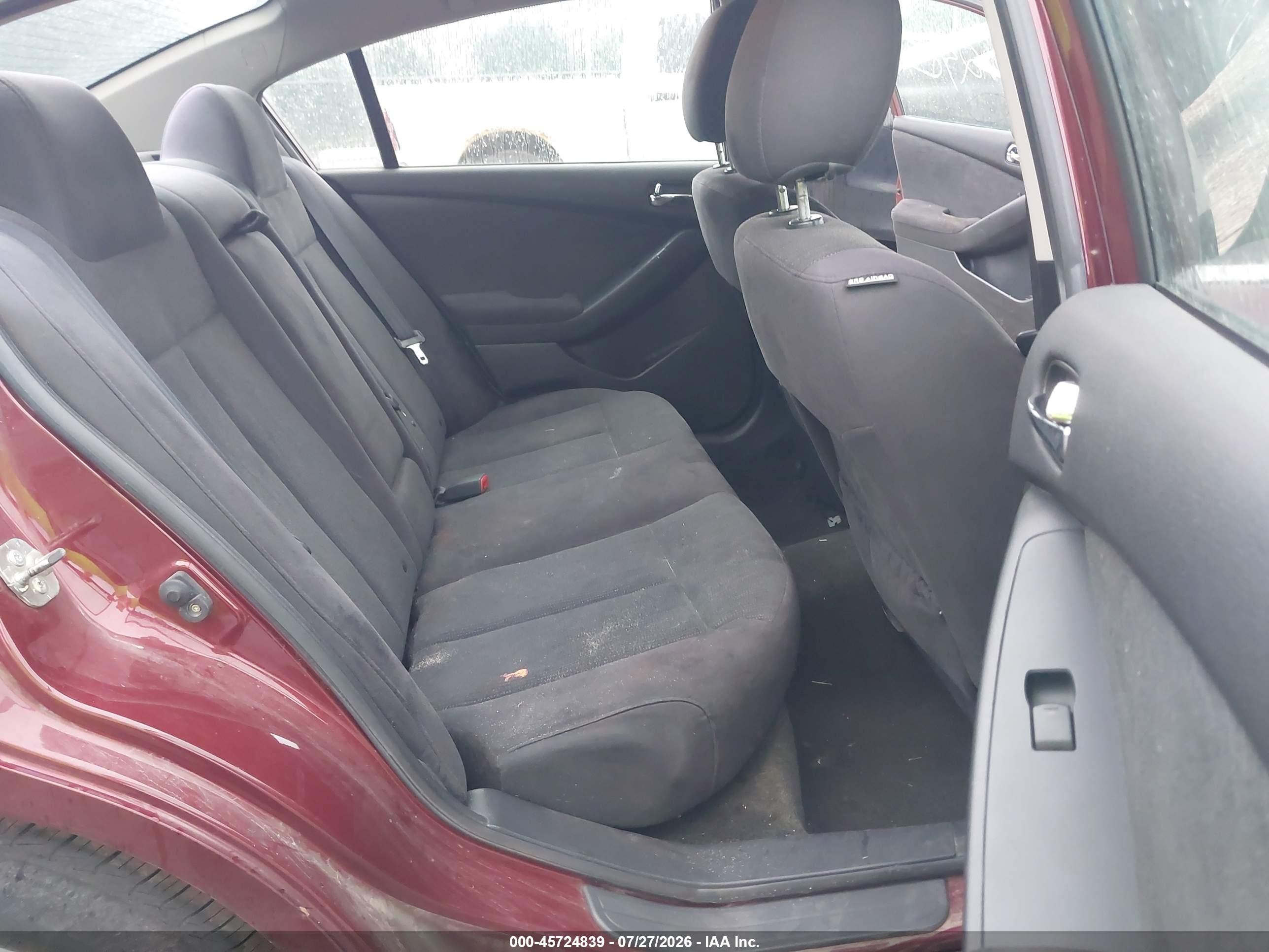 2011 Nissan Altima 2.5 S Maroon vin: 1N4AL2AP8BN503273