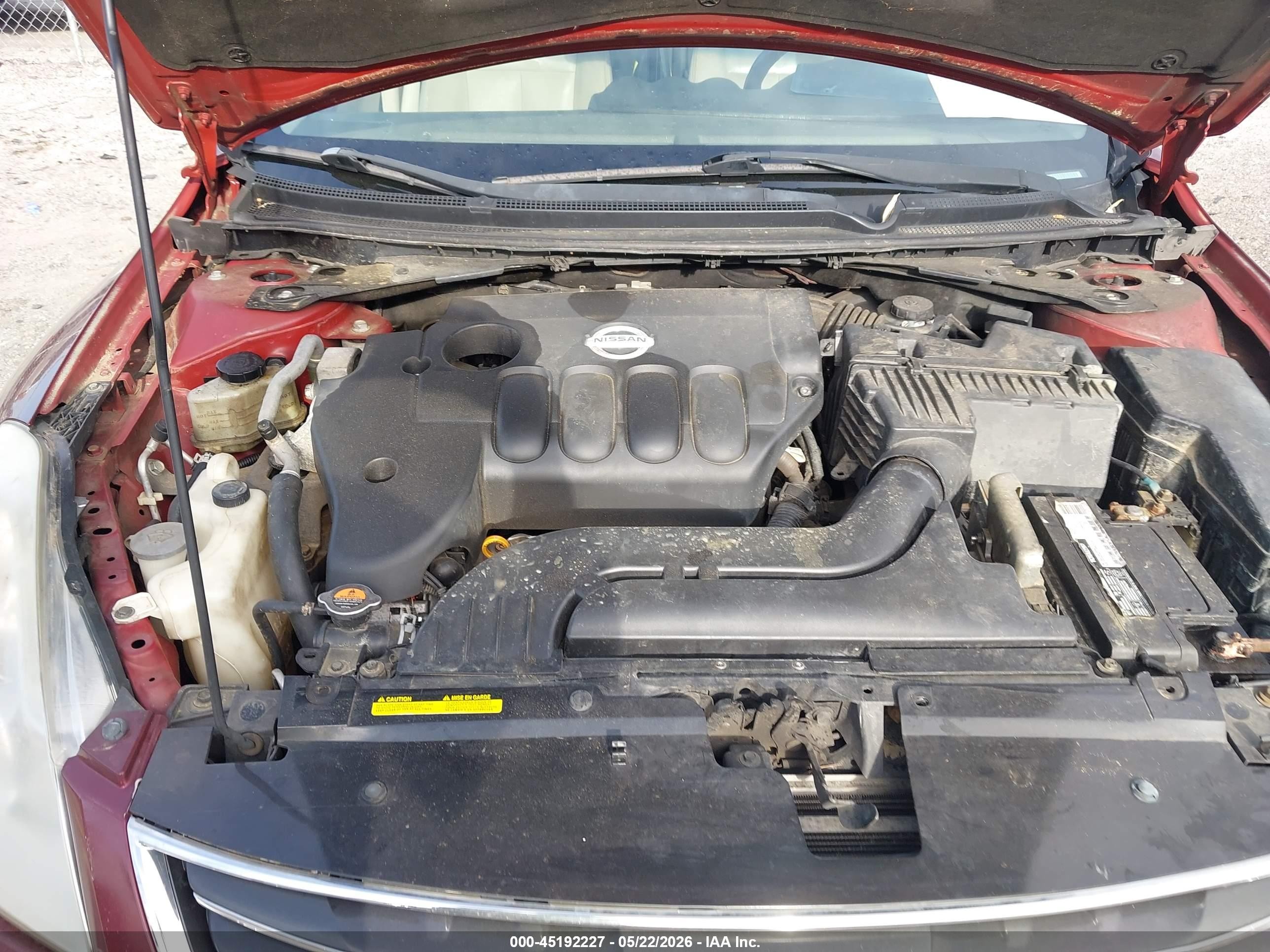 2012 Nissan Altima 2.5 S Red vin: 1N4AL2AP8CC131608