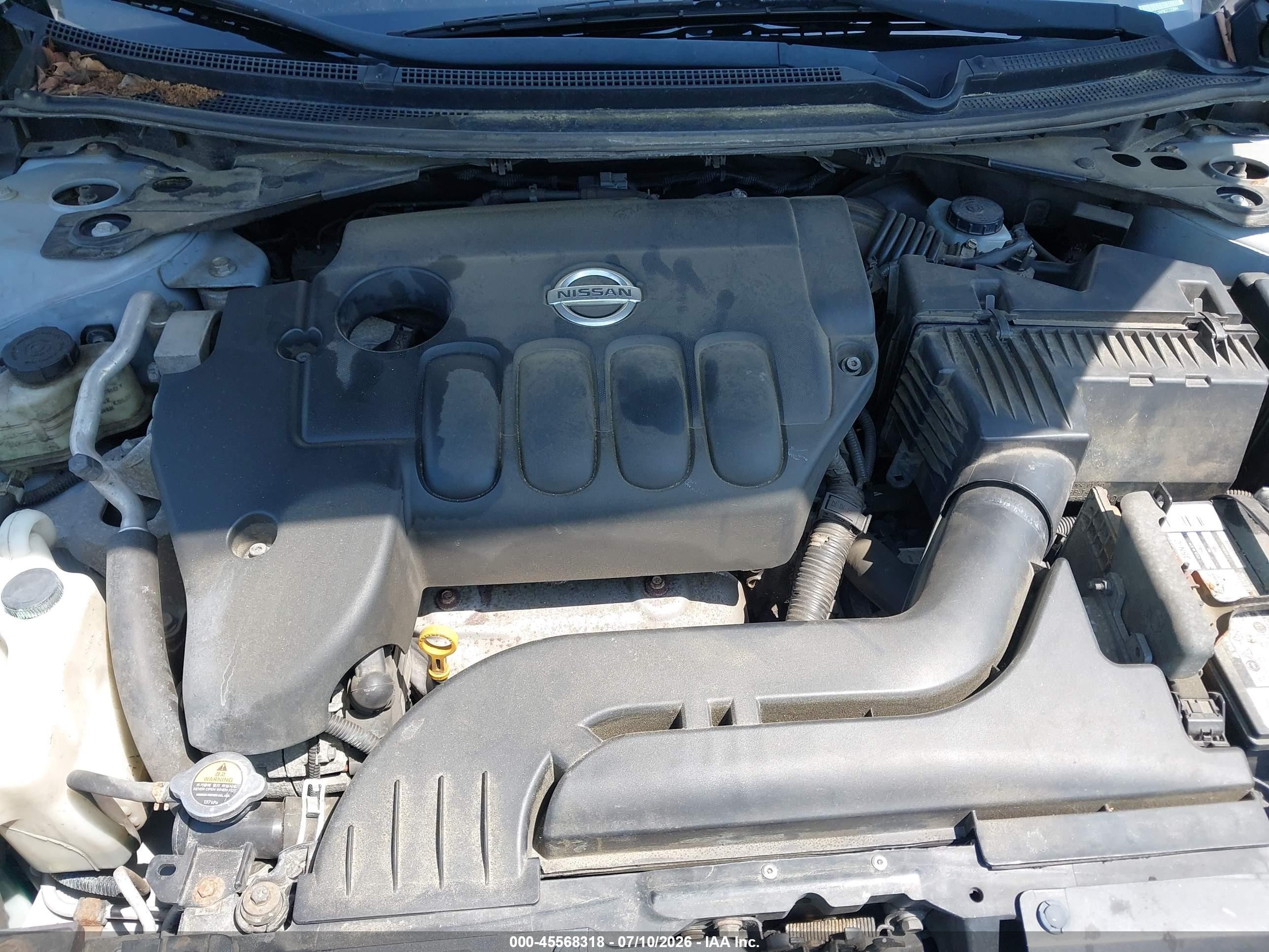 2012 Nissan Altima 2.5 S Серебряный vin: 1N4AL2AP8CC133844