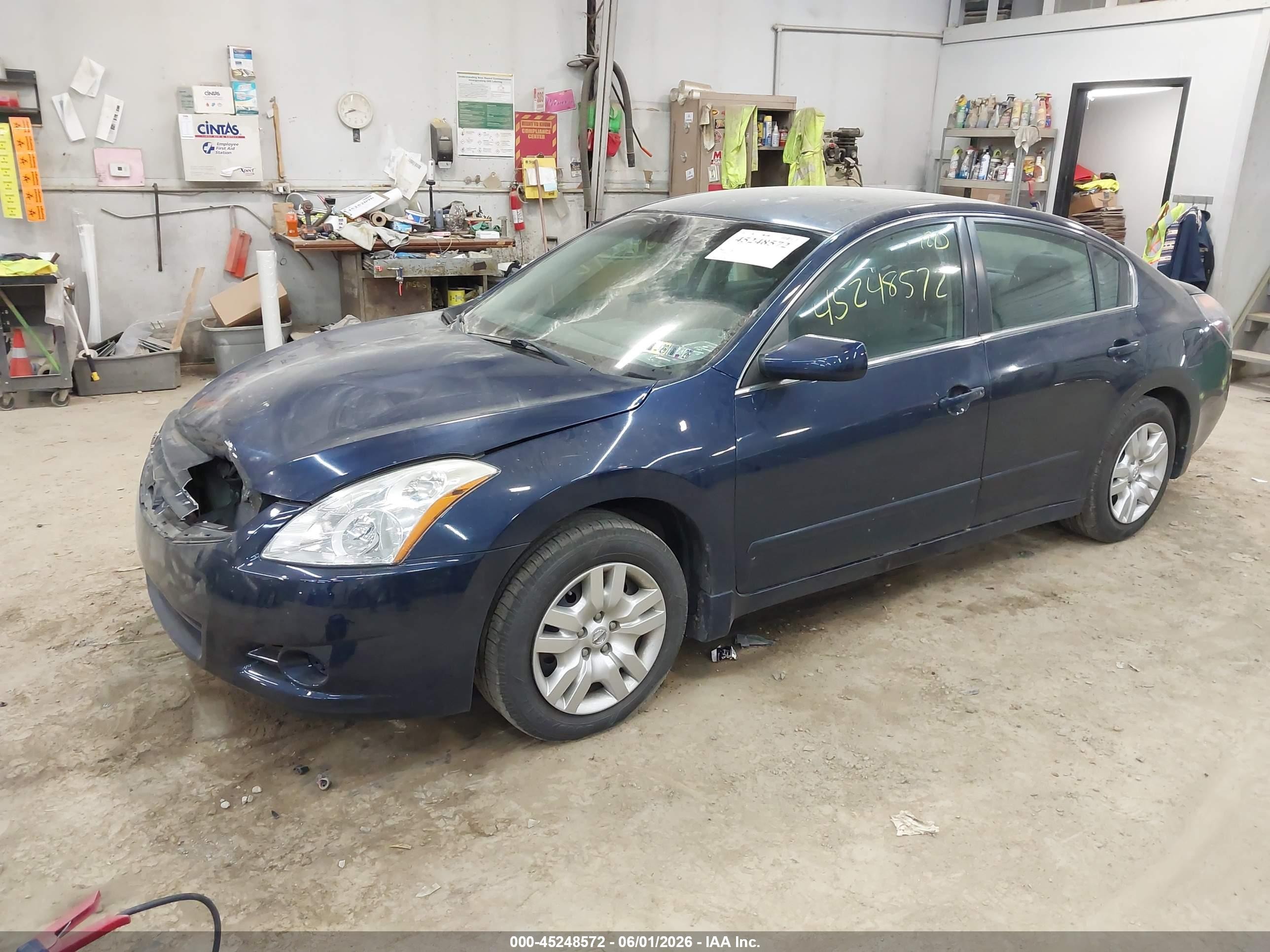 2012 Nissan Altima 2.5 S Blue vin: 1N4AL2AP8CC155133