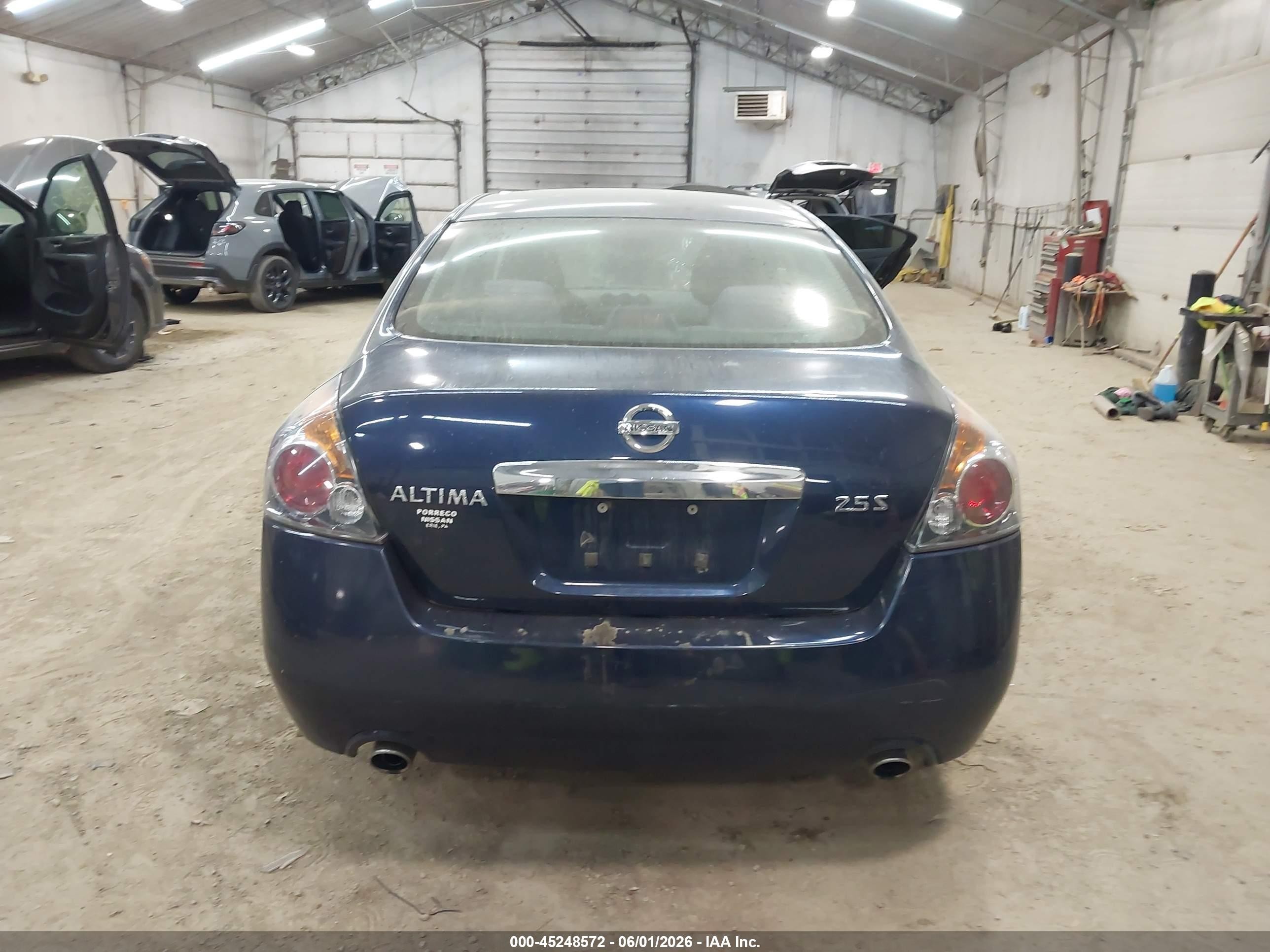 2012 Nissan Altima 2.5 S Blue vin: 1N4AL2AP8CC155133
