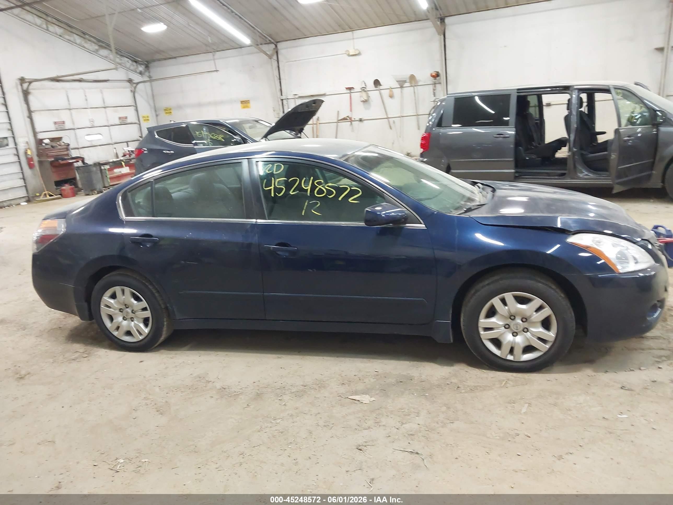 2012 Nissan Altima 2.5 S Blue vin: 1N4AL2AP8CC155133