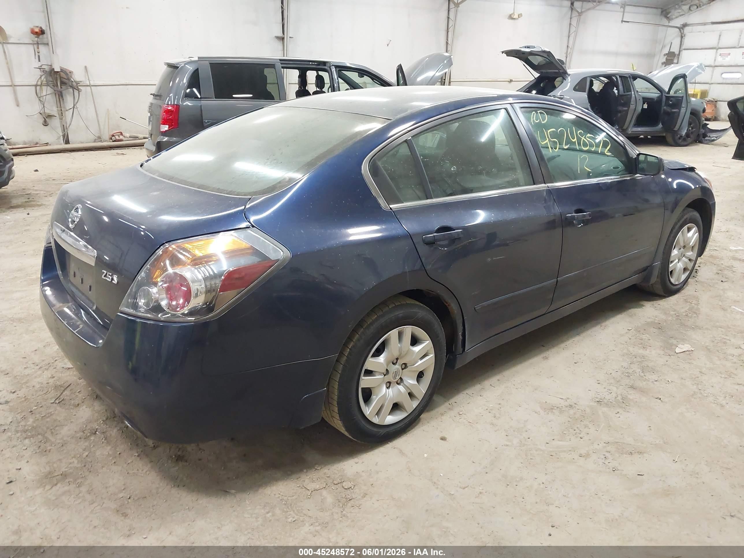 2012 Nissan Altima 2.5 S Blue vin: 1N4AL2AP8CC155133