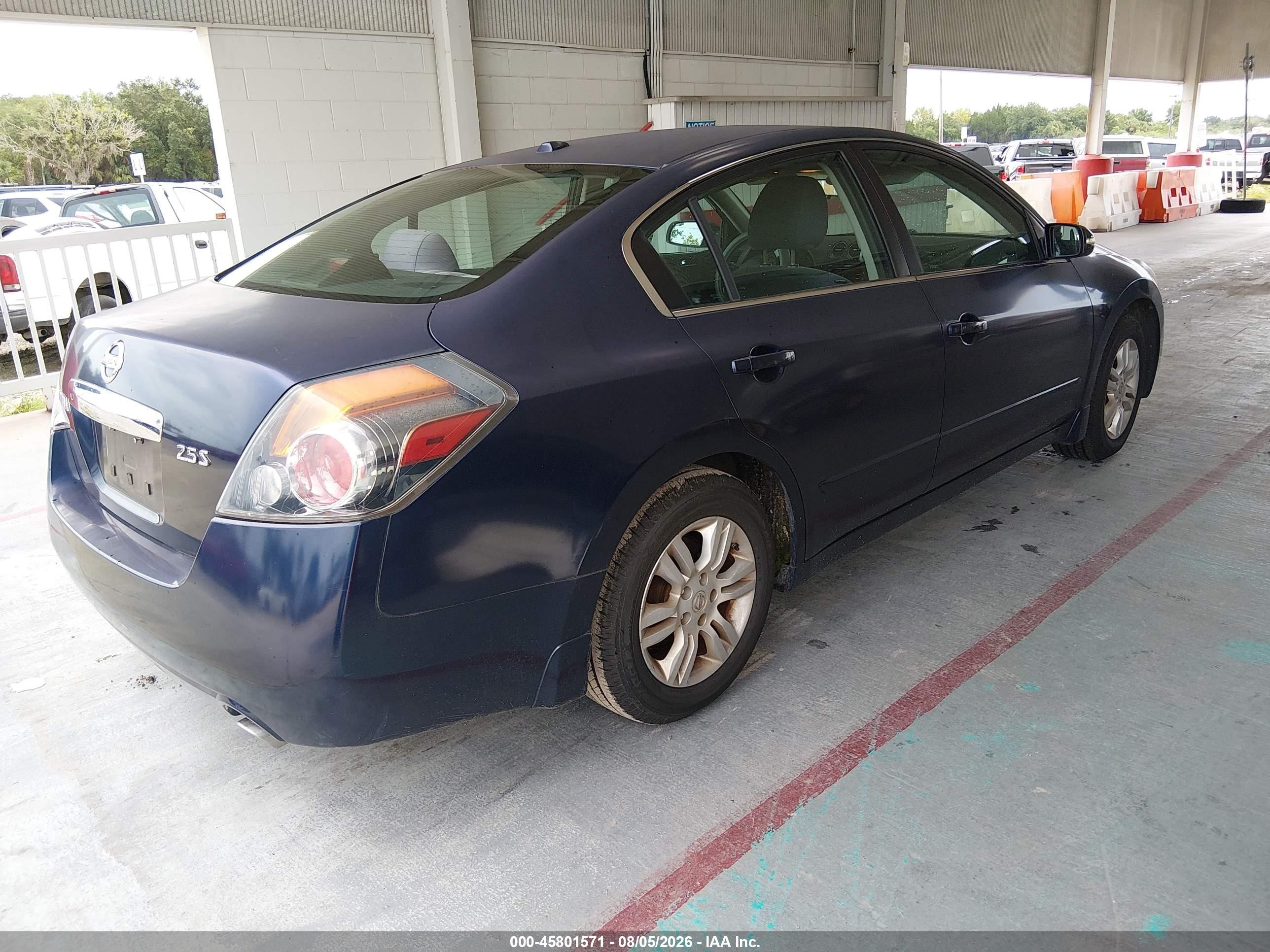 2012 Nissan Altima 2.5 S Blue vin: 1N4AL2AP8CC155701