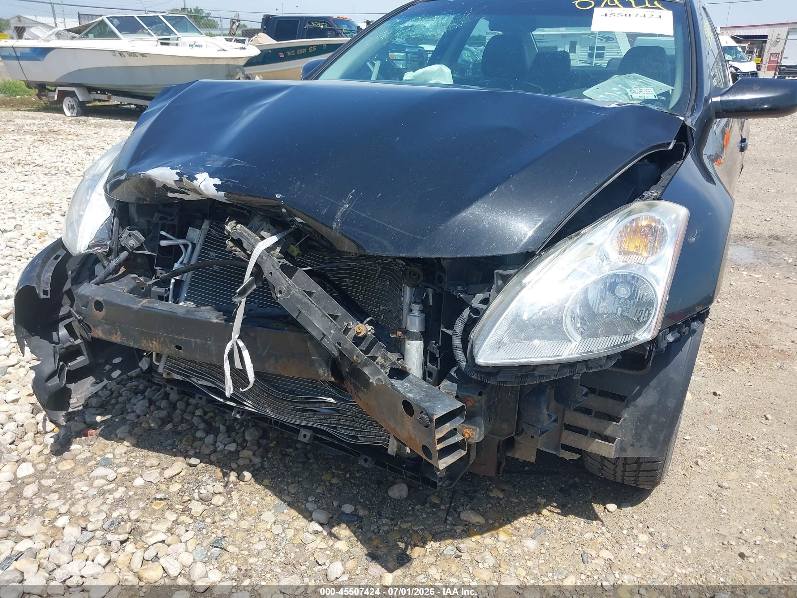 2012 Nissan Altima 2.5 S Black vin: 1N4AL2AP8CC163913