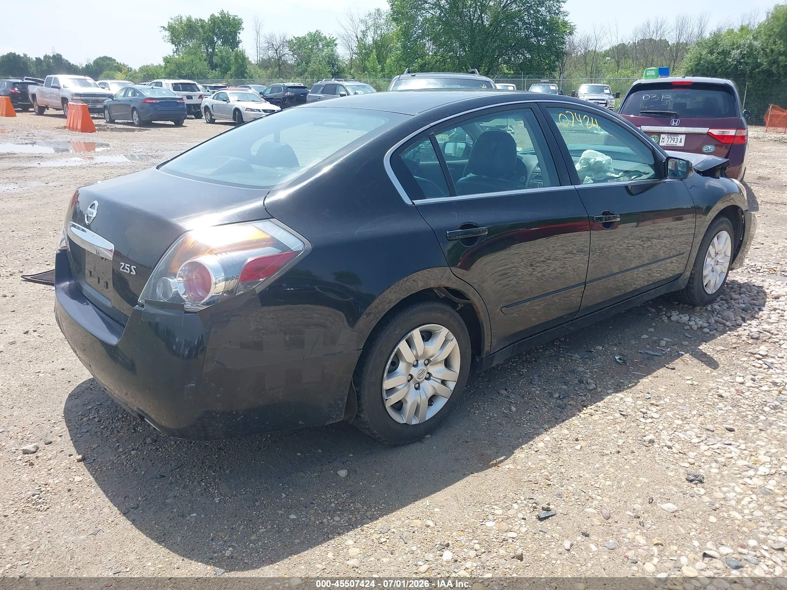 2012 Nissan Altima 2.5 S Black vin: 1N4AL2AP8CC163913