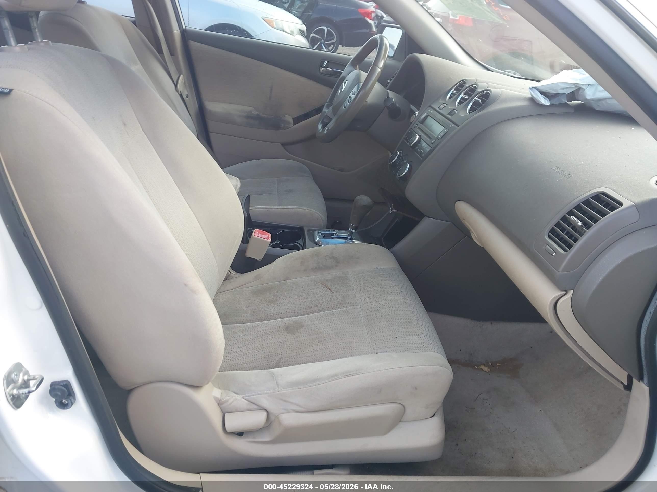 2012 Nissan Altima 2.5 S White vin: 1N4AL2AP8CC165290