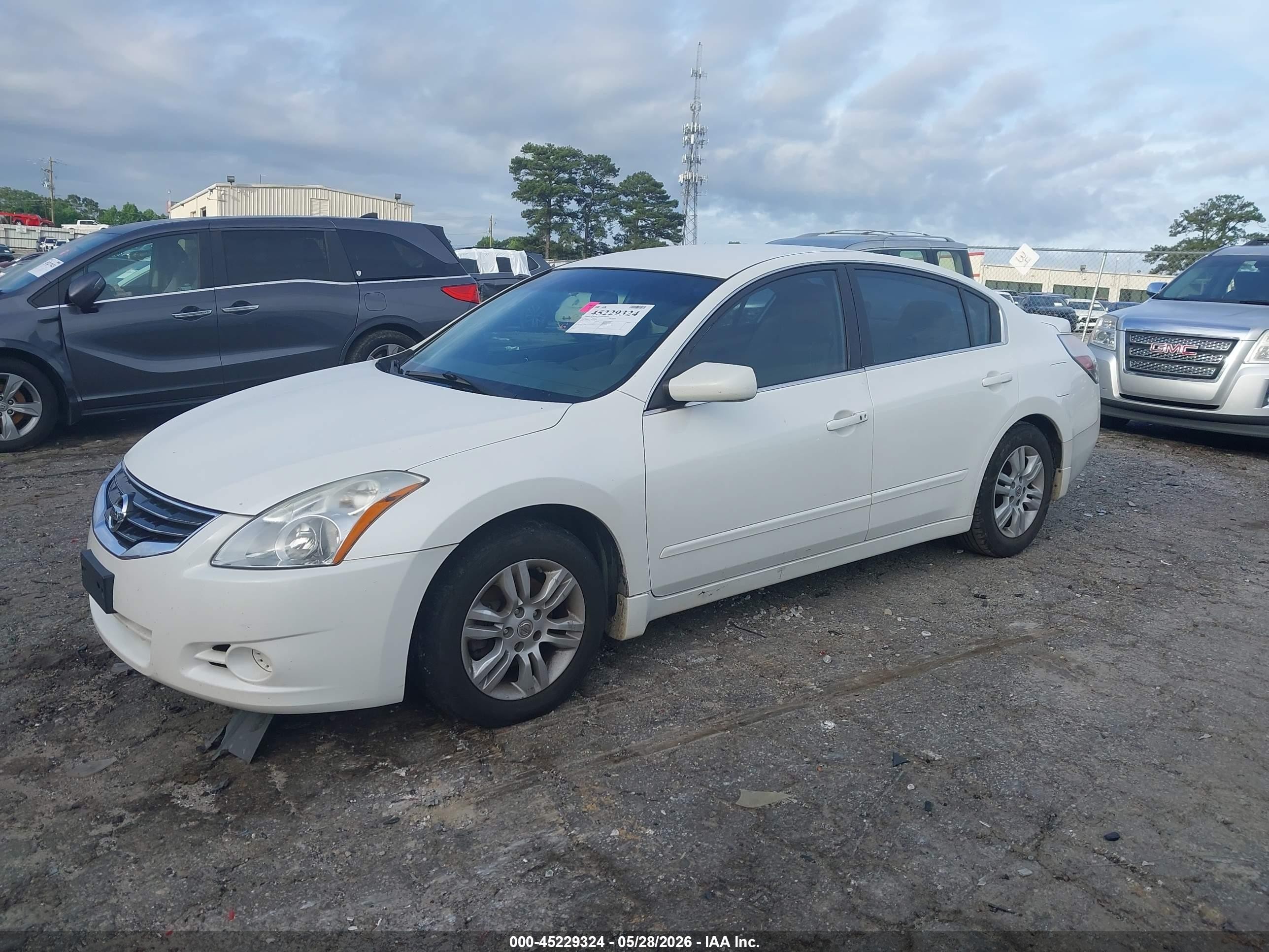 2012 Nissan Altima 2.5 S White vin: 1N4AL2AP8CC165290