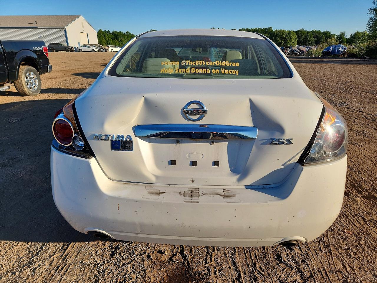 2012 Nissan Altima 2.5 White vin: 1N4AL2AP8CC167265