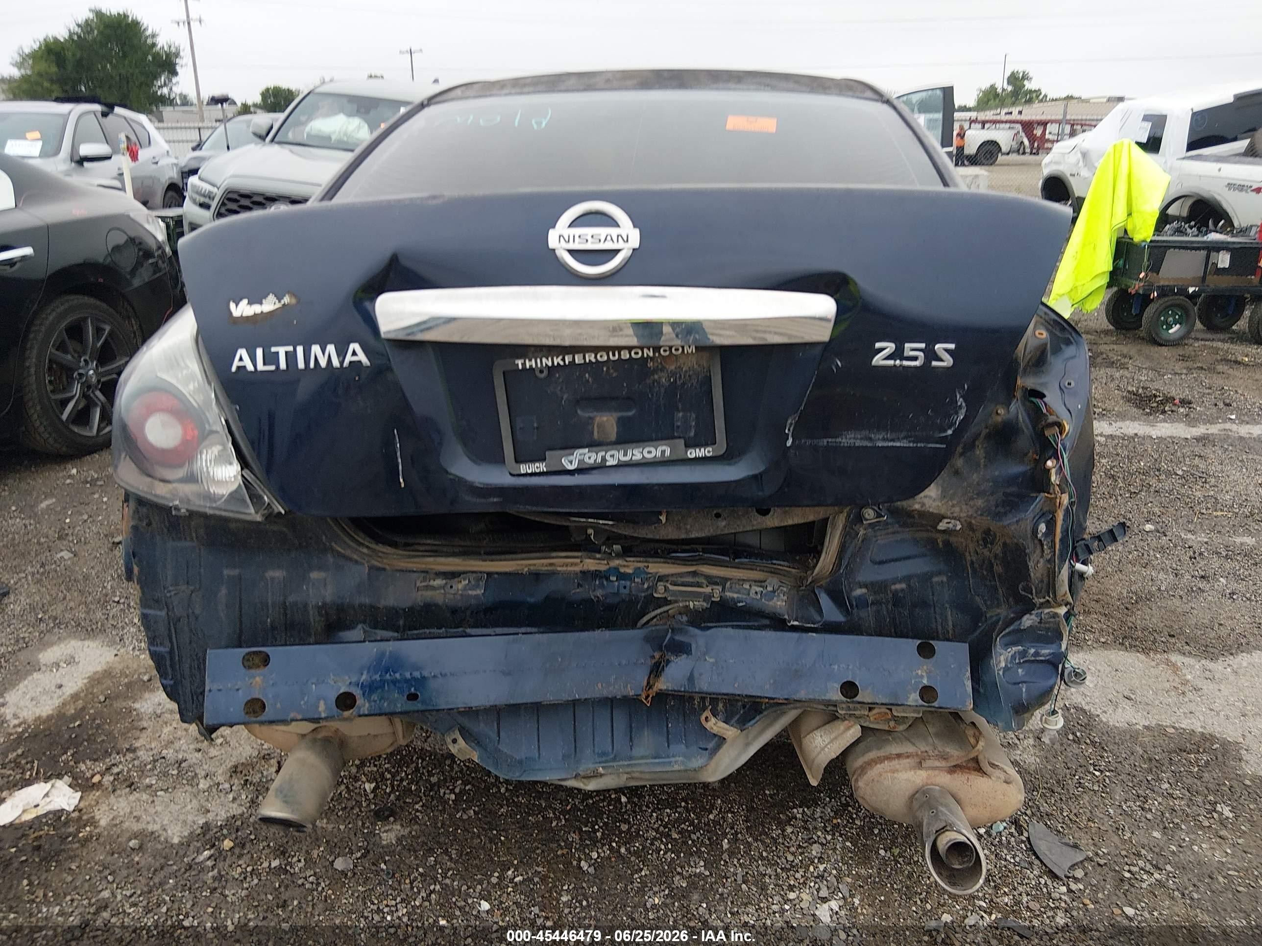 2012 Nissan Altima 2.5 S Синий vin: 1N4AL2AP8CC171753