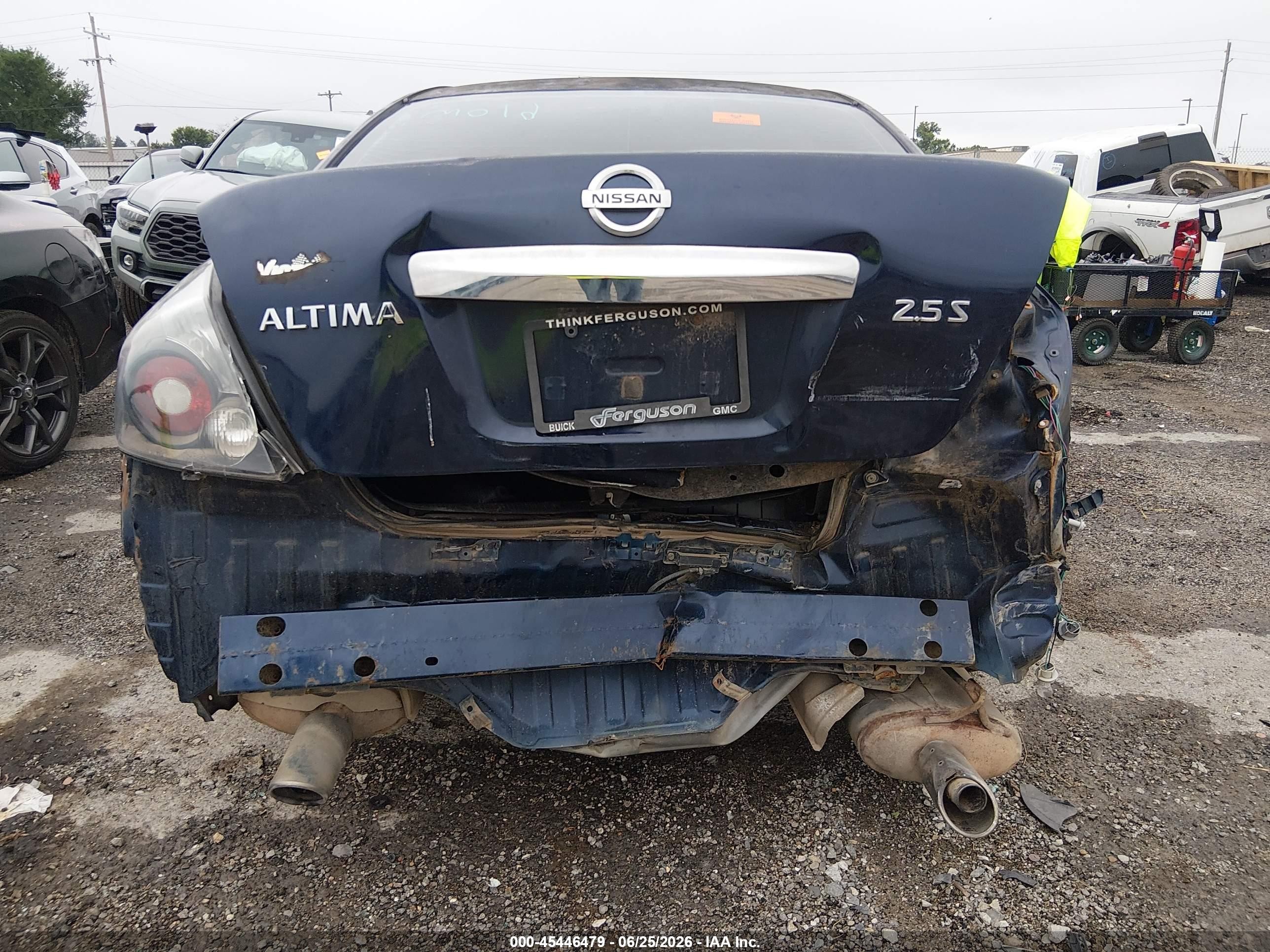 2012 Nissan Altima 2.5 S Синий vin: 1N4AL2AP8CC171753