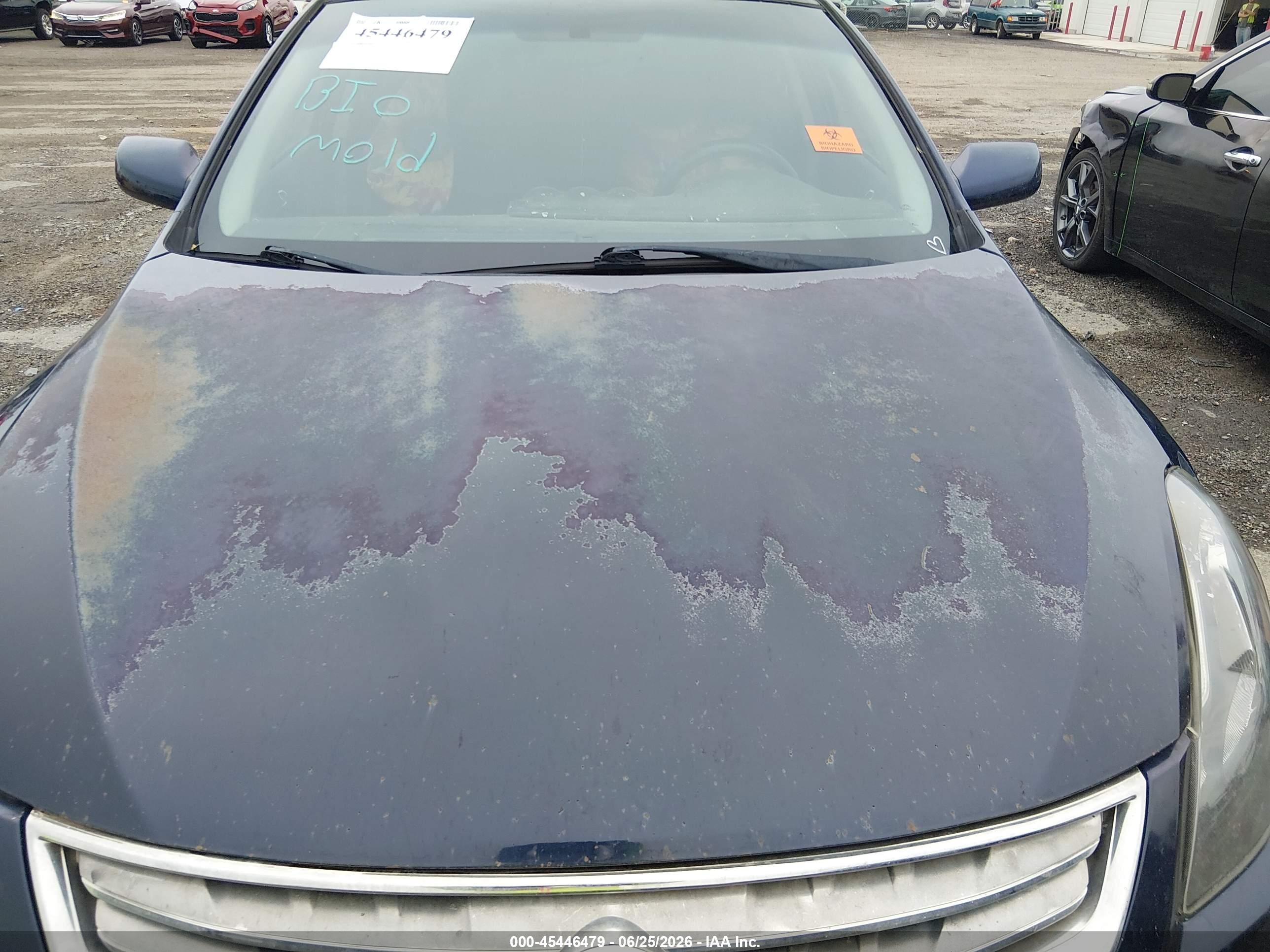 2012 Nissan Altima 2.5 S Синий vin: 1N4AL2AP8CC171753