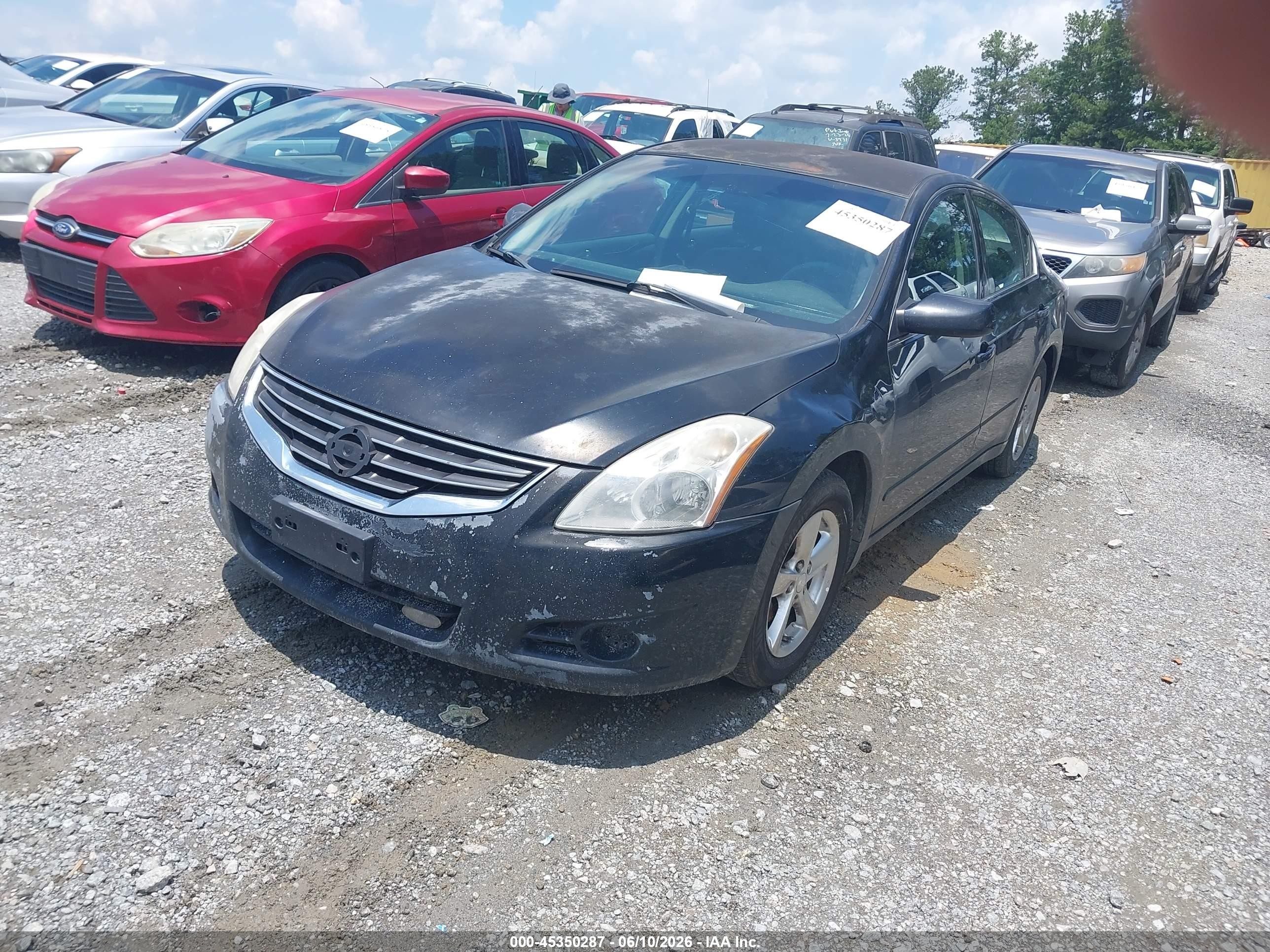 2012 Nissan Altima 2.5 S Black vin: 1N4AL2AP8CC182591