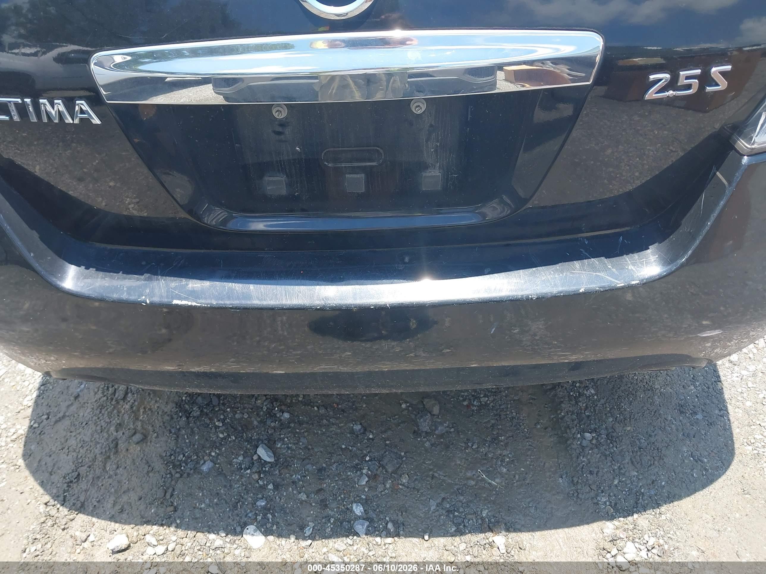 2012 Nissan Altima 2.5 S Black vin: 1N4AL2AP8CC182591