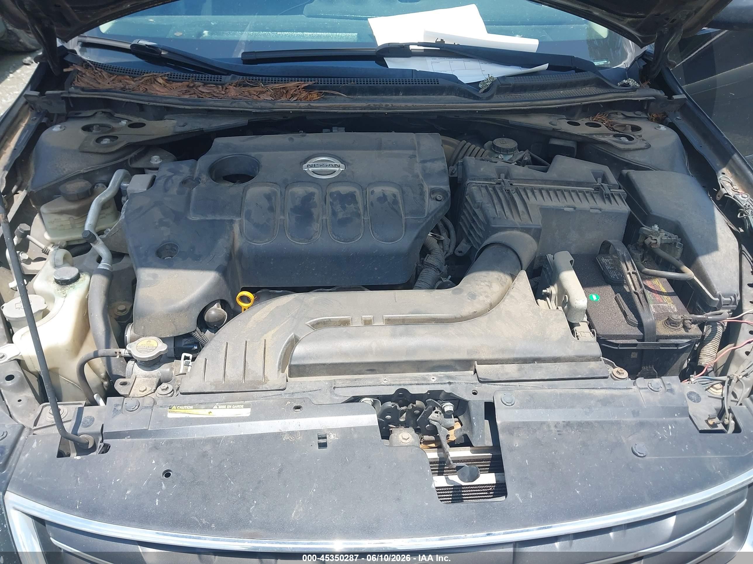 2012 Nissan Altima 2.5 S Black vin: 1N4AL2AP8CC182591