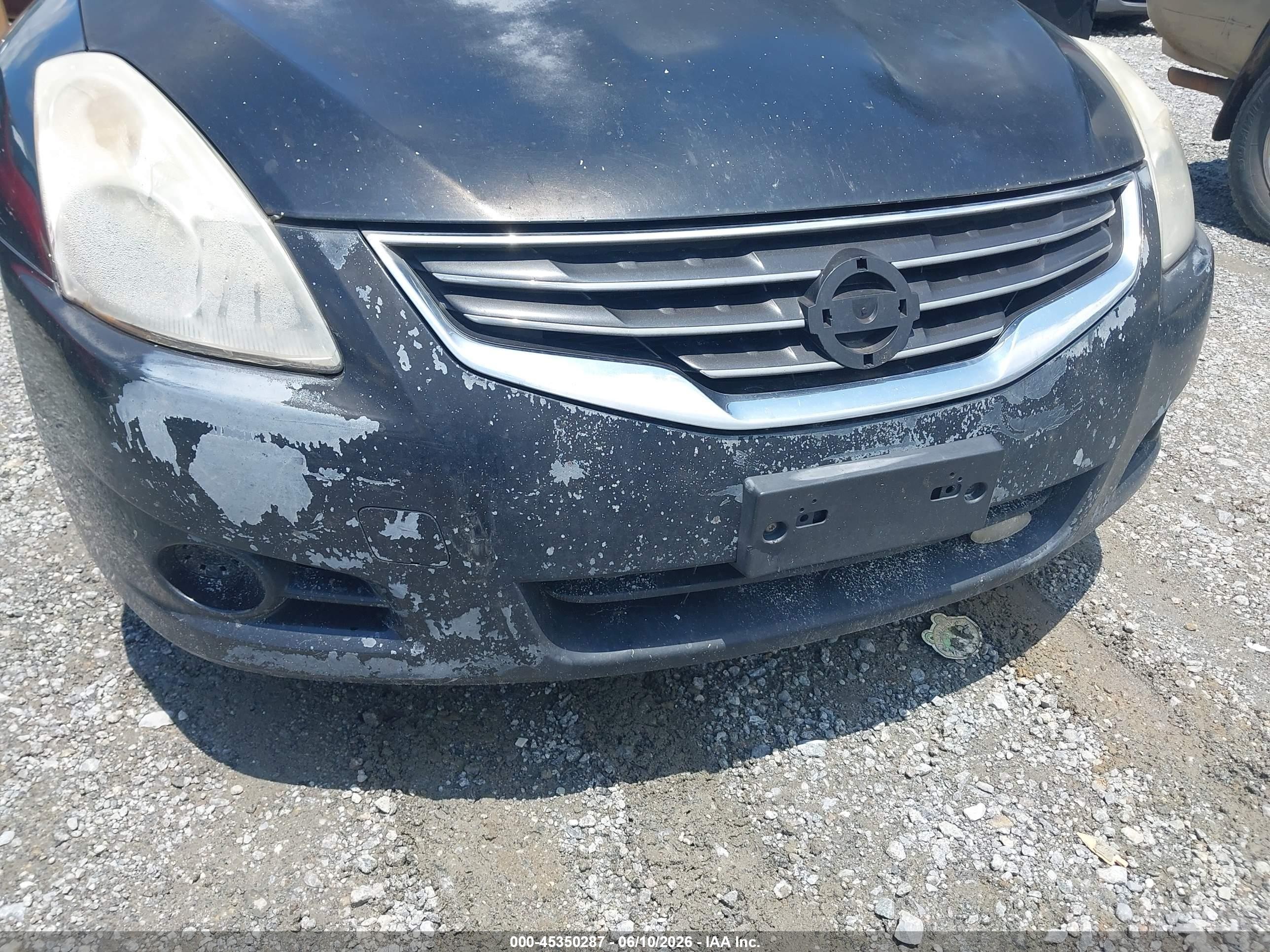 2012 Nissan Altima 2.5 S Black vin: 1N4AL2AP8CC182591