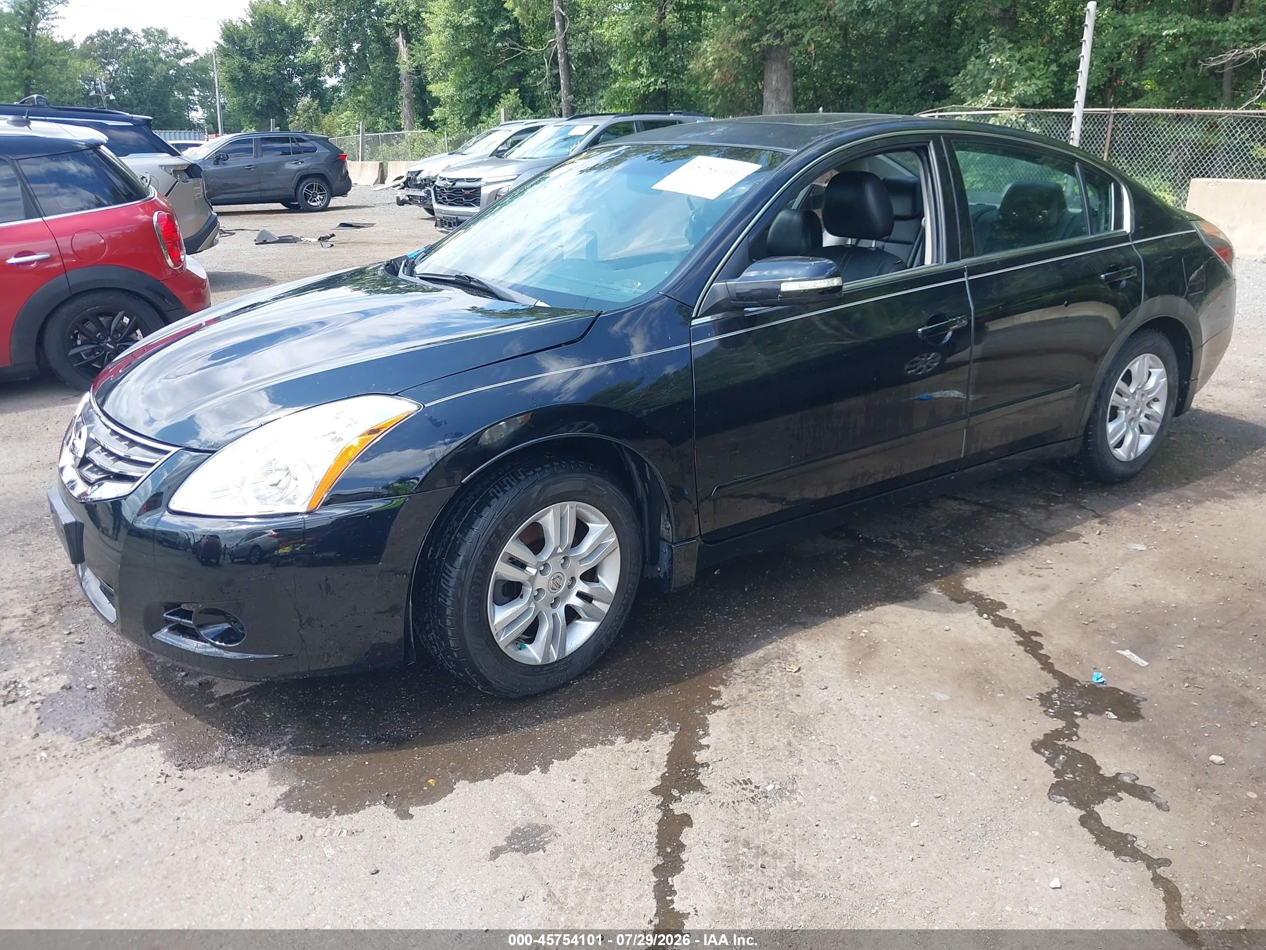 2012 Nissan Altima 2.5 S Black vin: 1N4AL2AP8CC185720