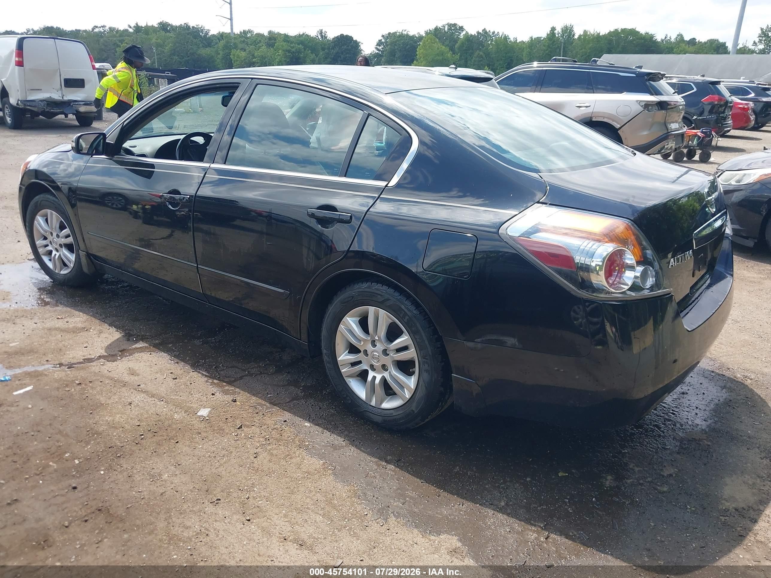2012 Nissan Altima 2.5 S Black vin: 1N4AL2AP8CC185720