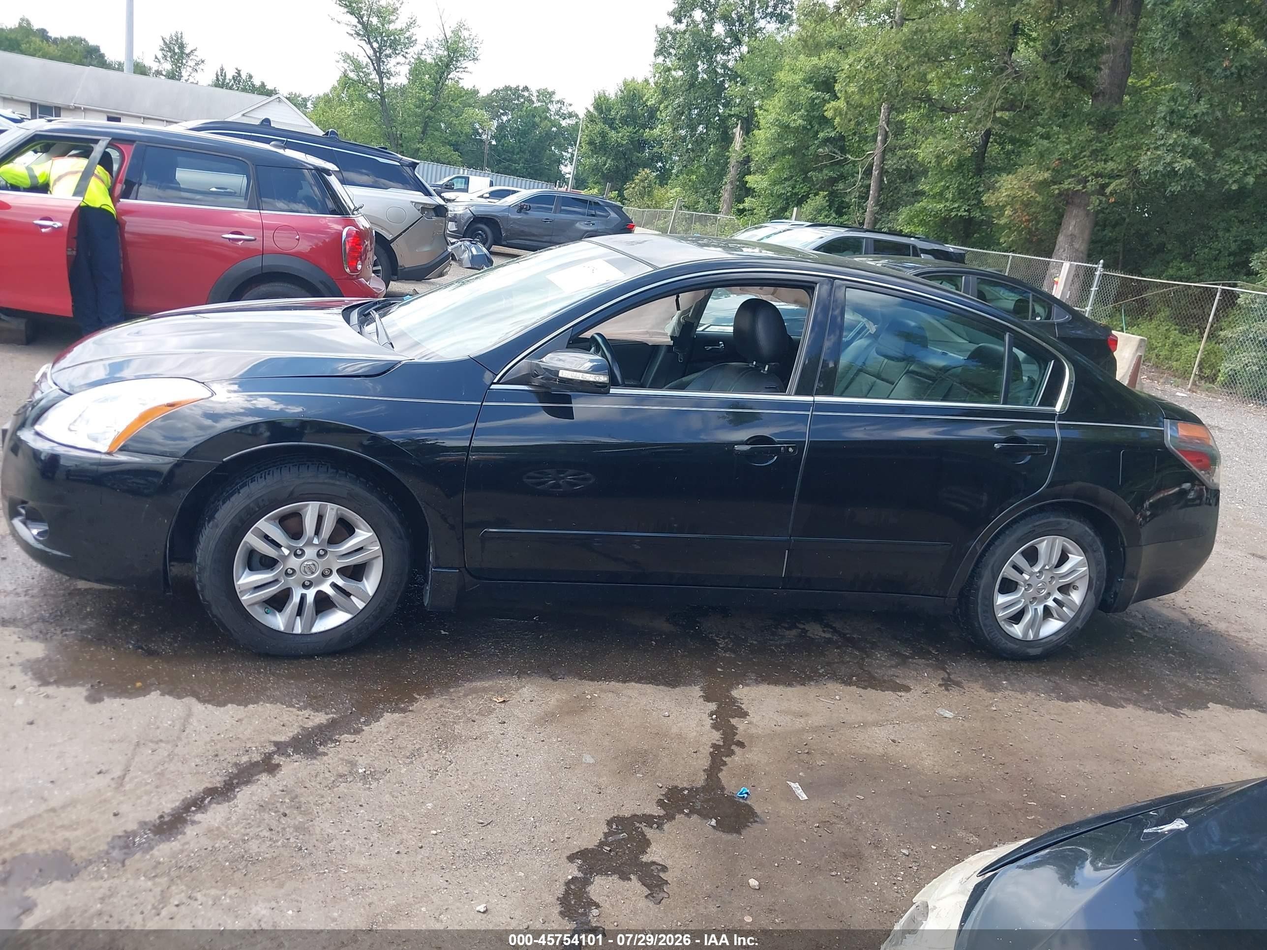 2012 Nissan Altima 2.5 S Black vin: 1N4AL2AP8CC185720