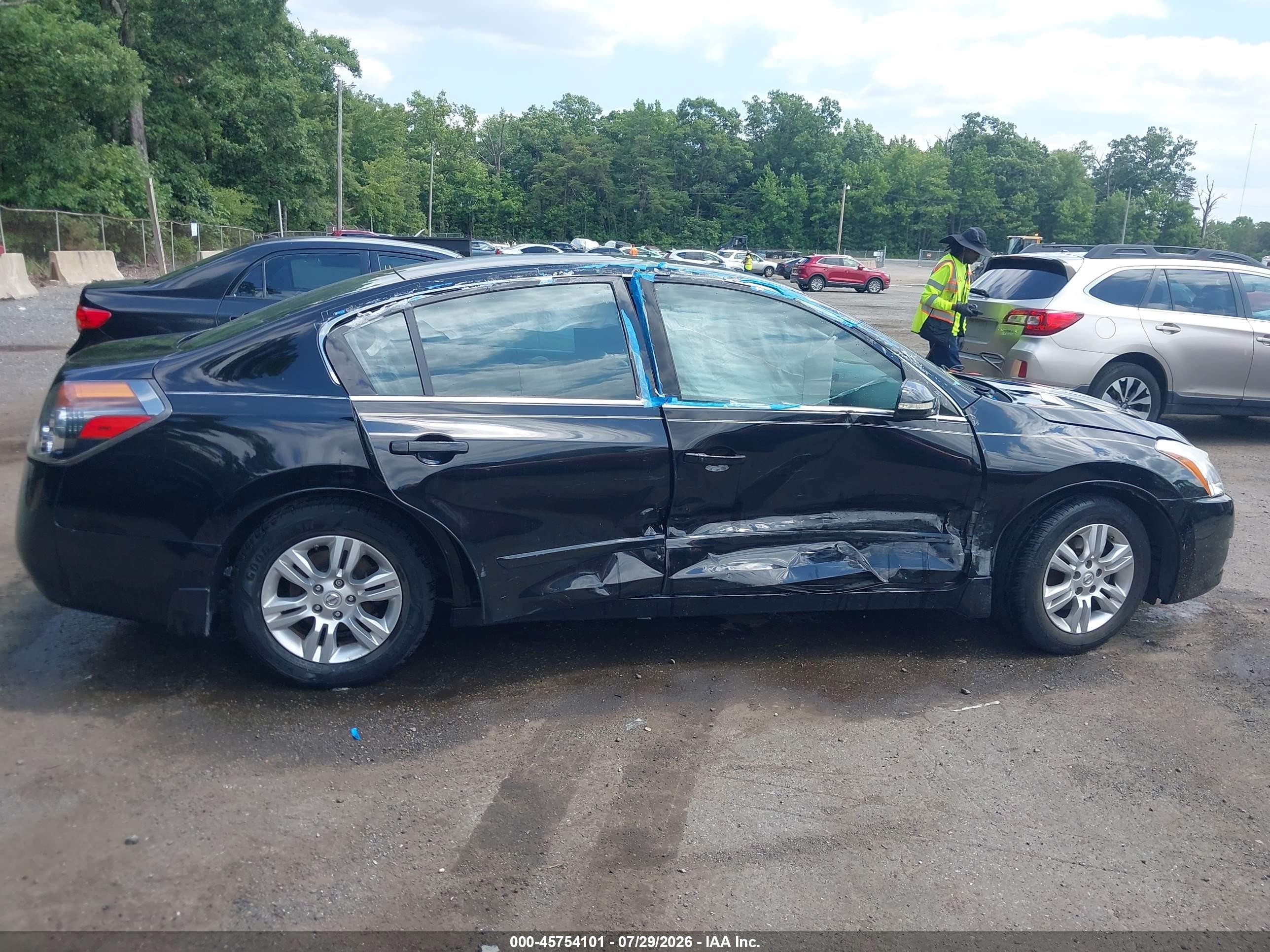 2012 Nissan Altima 2.5 S Black vin: 1N4AL2AP8CC185720