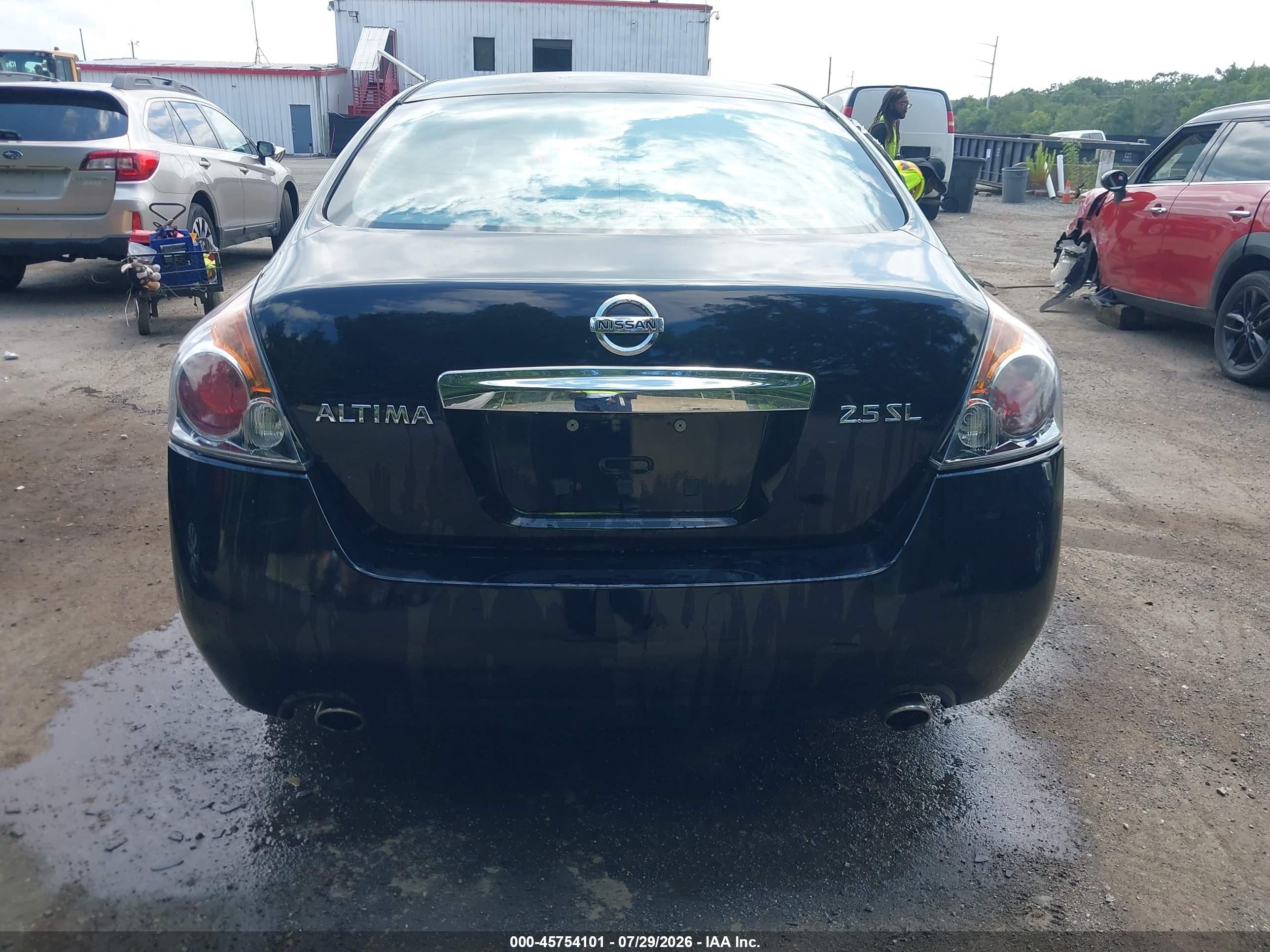 2012 Nissan Altima 2.5 S Black vin: 1N4AL2AP8CC185720