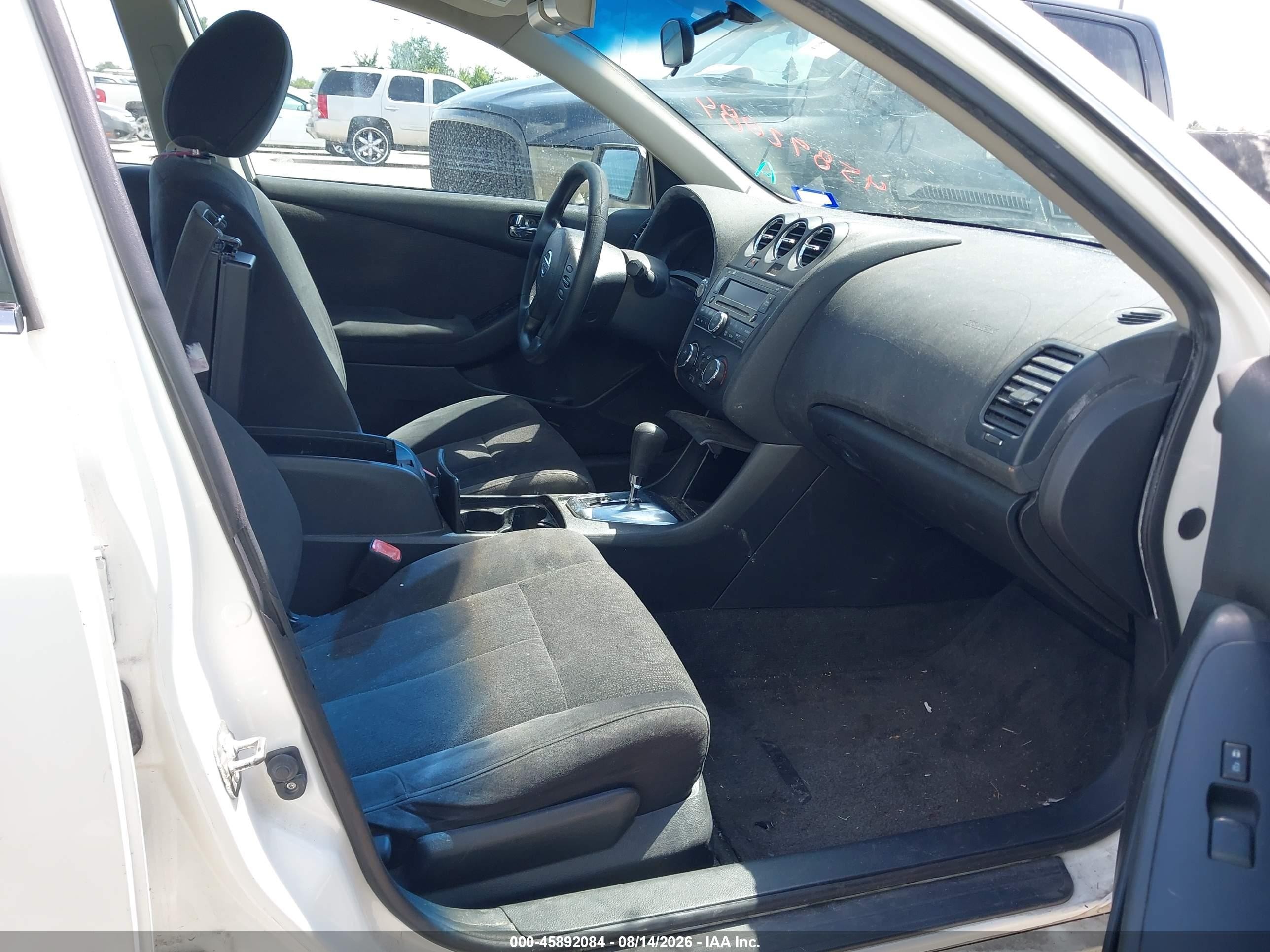 2012 Nissan Altima 2.5 S White vin: 1N4AL2AP8CC189556