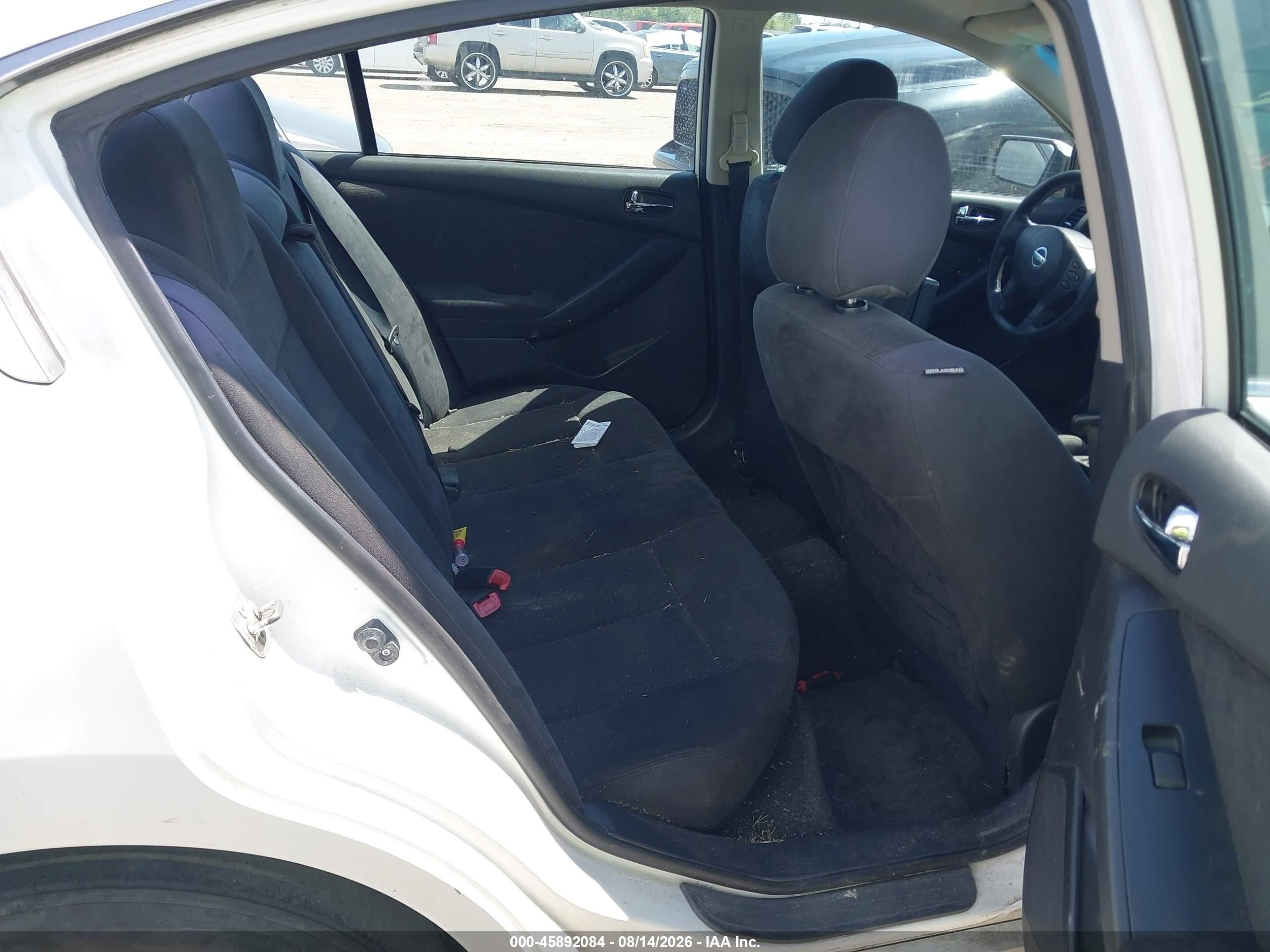 2012 Nissan Altima 2.5 S White vin: 1N4AL2AP8CC189556
