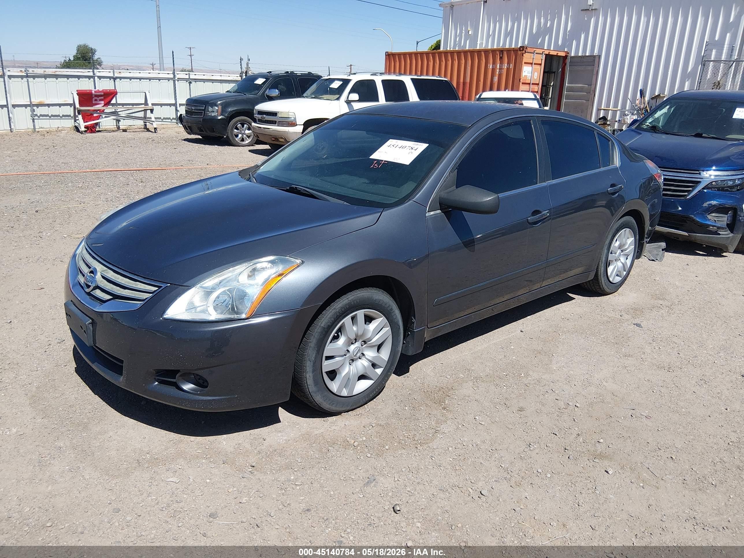 2012 Nissan Altima 2.5 S Gray vin: 1N4AL2AP8CC195311