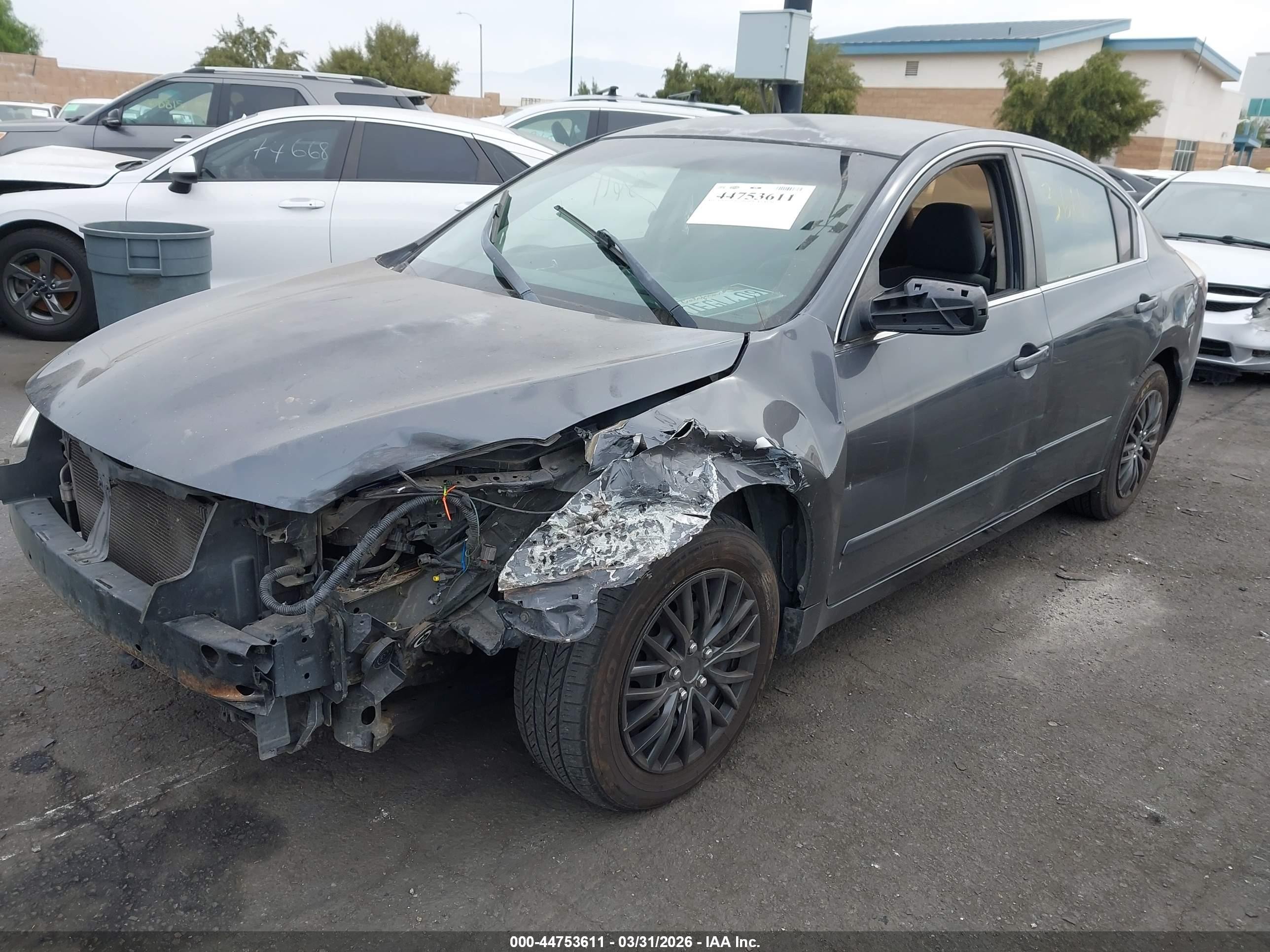 2012 Nissan Altima 2.5 S Серый vin: 1N4AL2AP8CC207621
