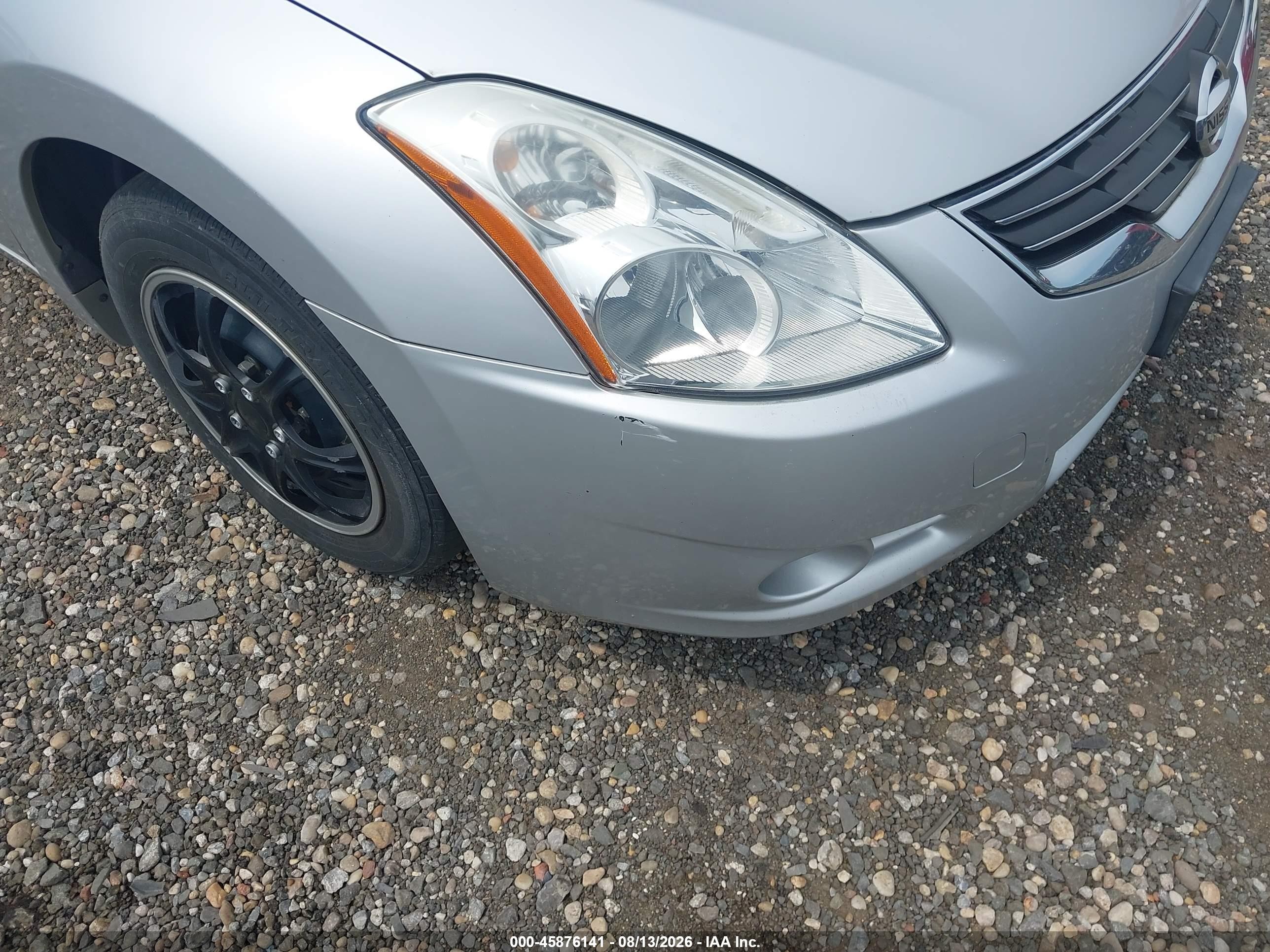 2012 Nissan Altima 2.5 S Silver vin: 1N4AL2AP8CC210082
