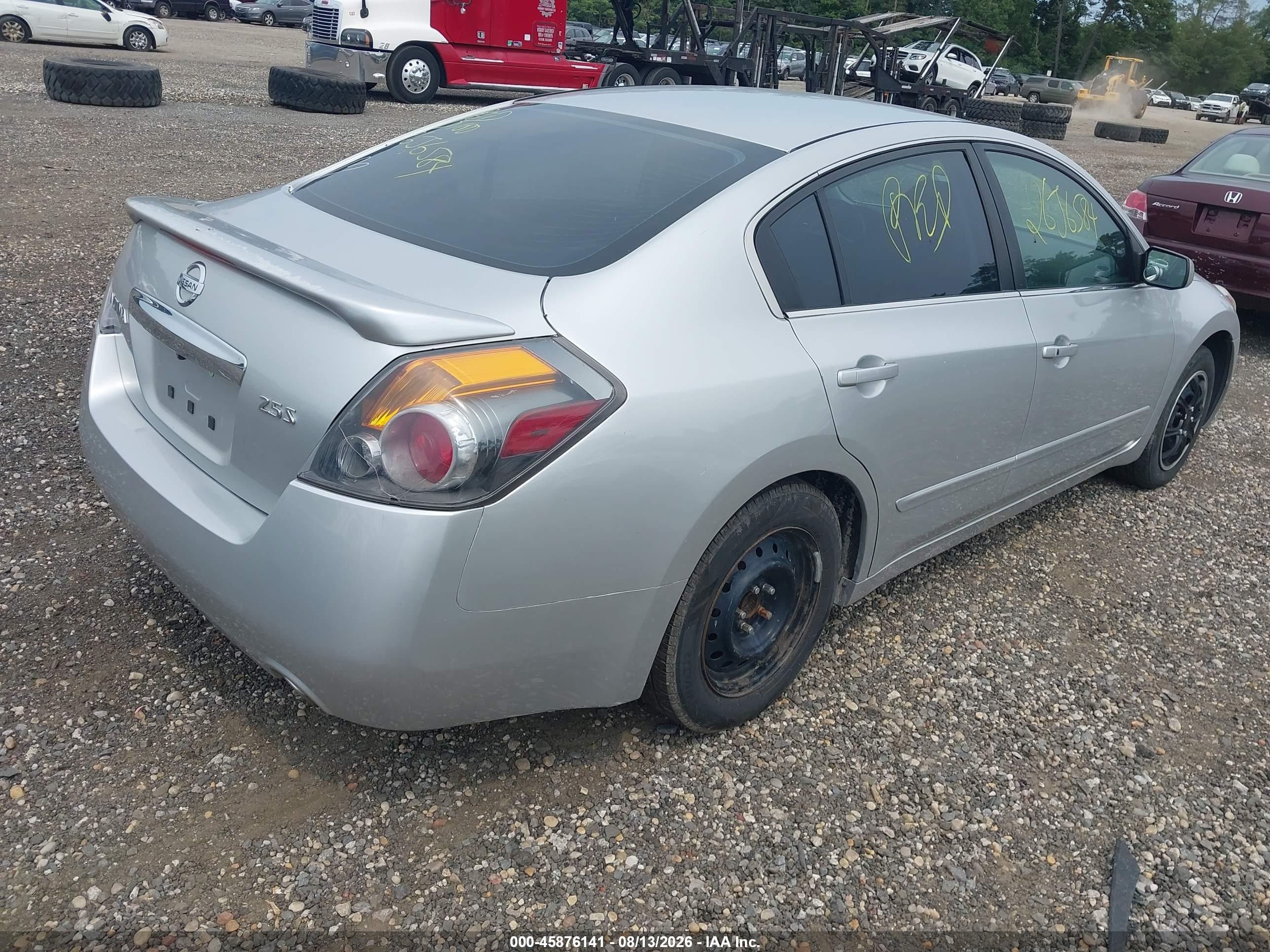 2012 Nissan Altima 2.5 S Silver vin: 1N4AL2AP8CC210082