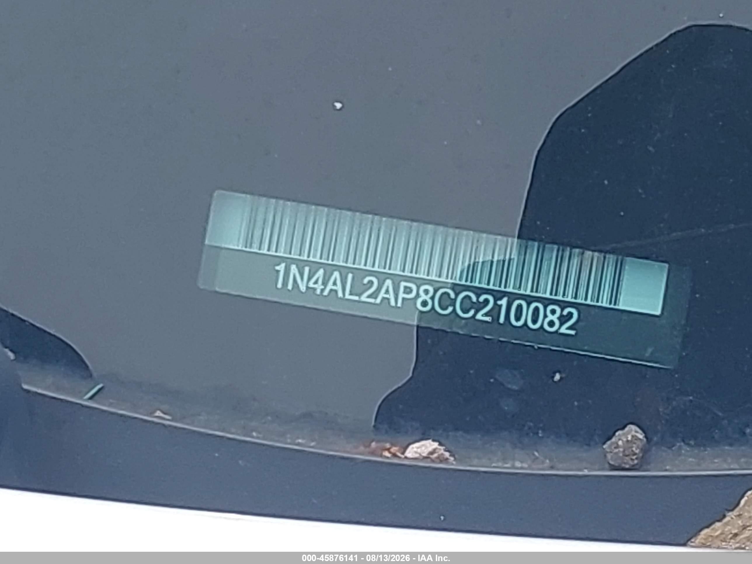2012 Nissan Altima 2.5 S Silver vin: 1N4AL2AP8CC210082