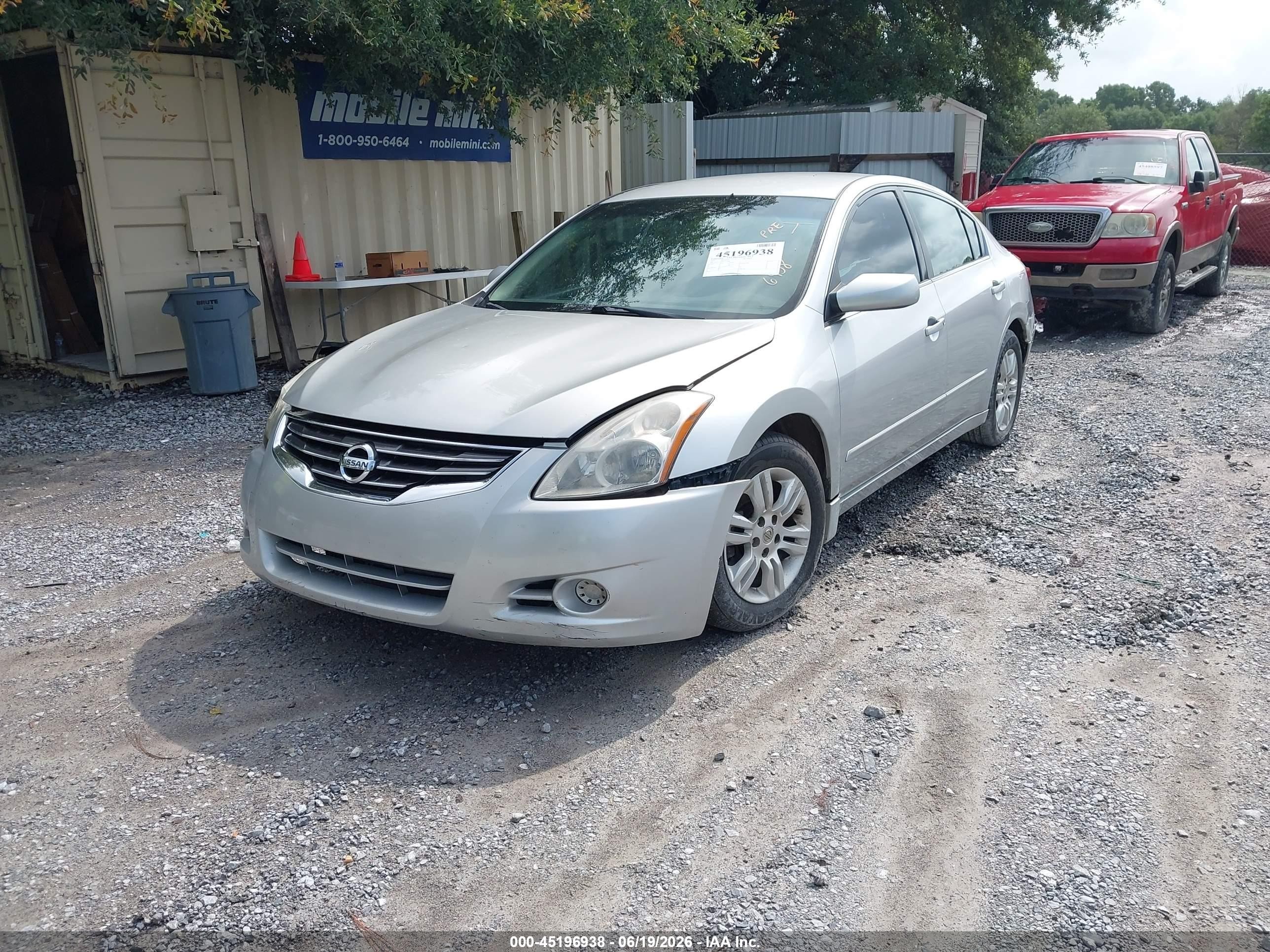 2012 Nissan Altima 2.5 S White vin: 1N4AL2AP8CC211698