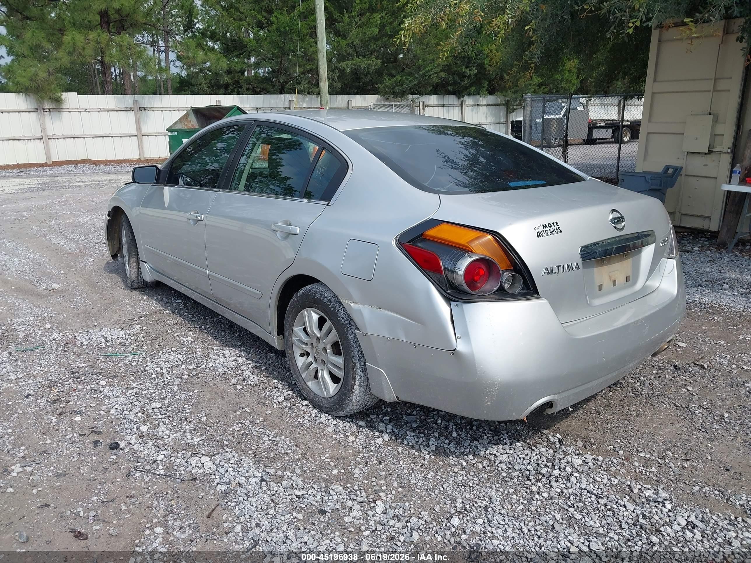 2012 Nissan Altima 2.5 S White vin: 1N4AL2AP8CC211698