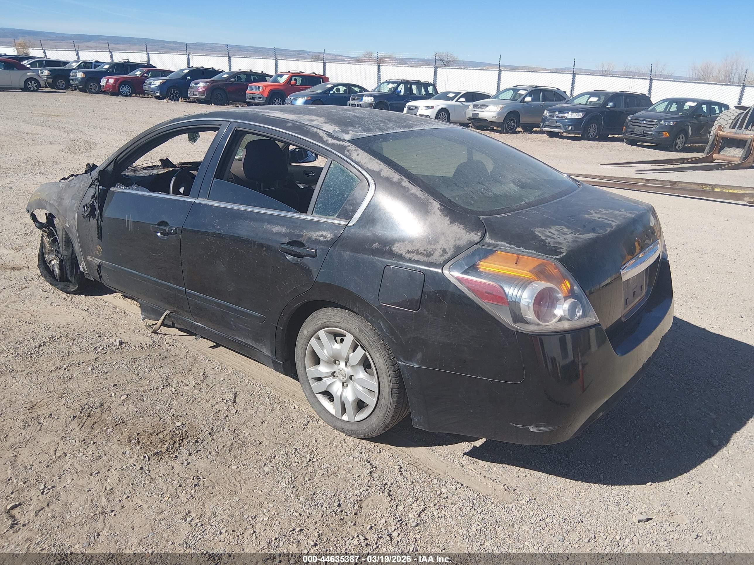 2012 Nissan Altima 2.5 S Black vin: 1N4AL2AP8CC212320