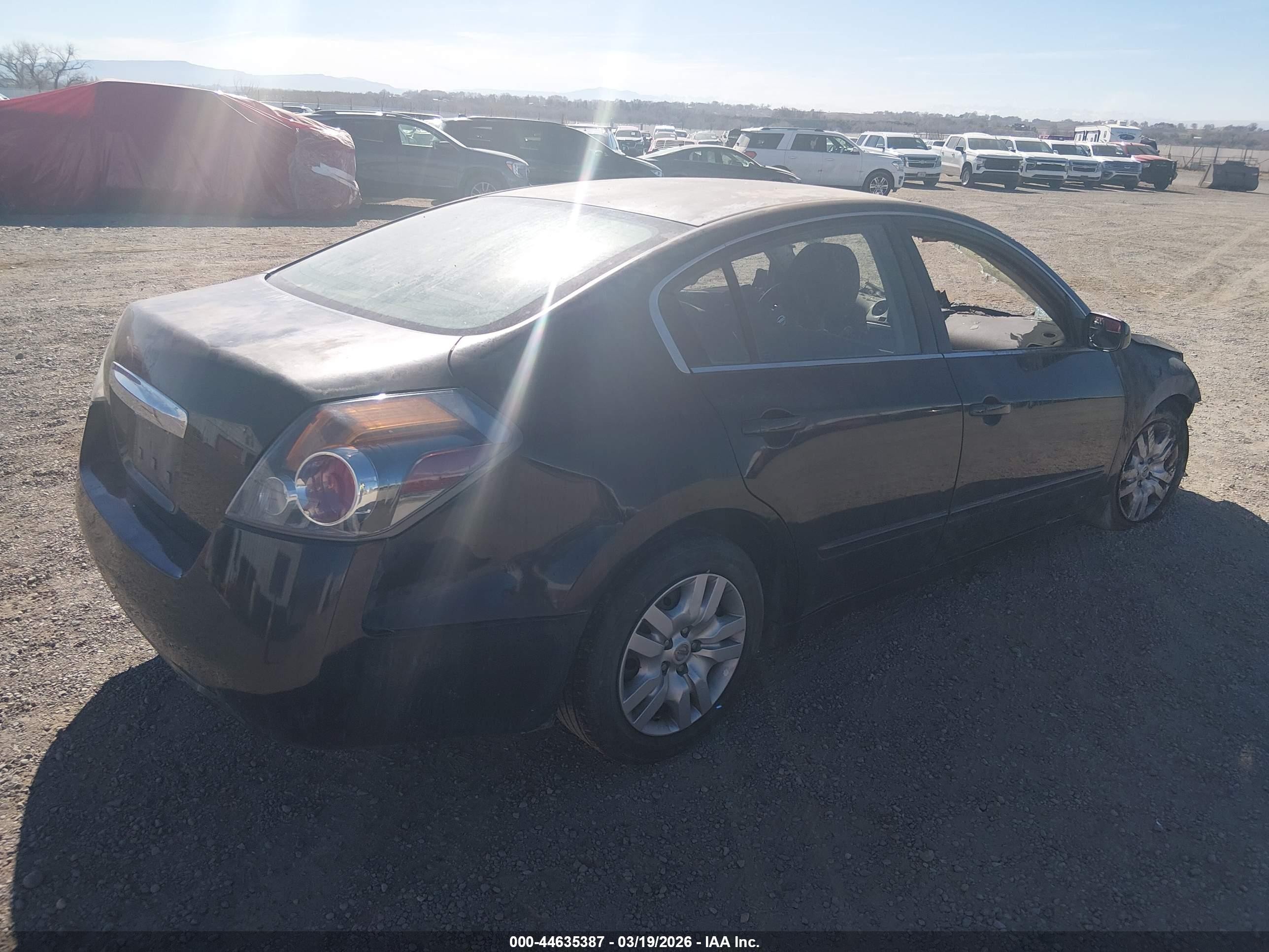 2012 Nissan Altima 2.5 S Black vin: 1N4AL2AP8CC212320