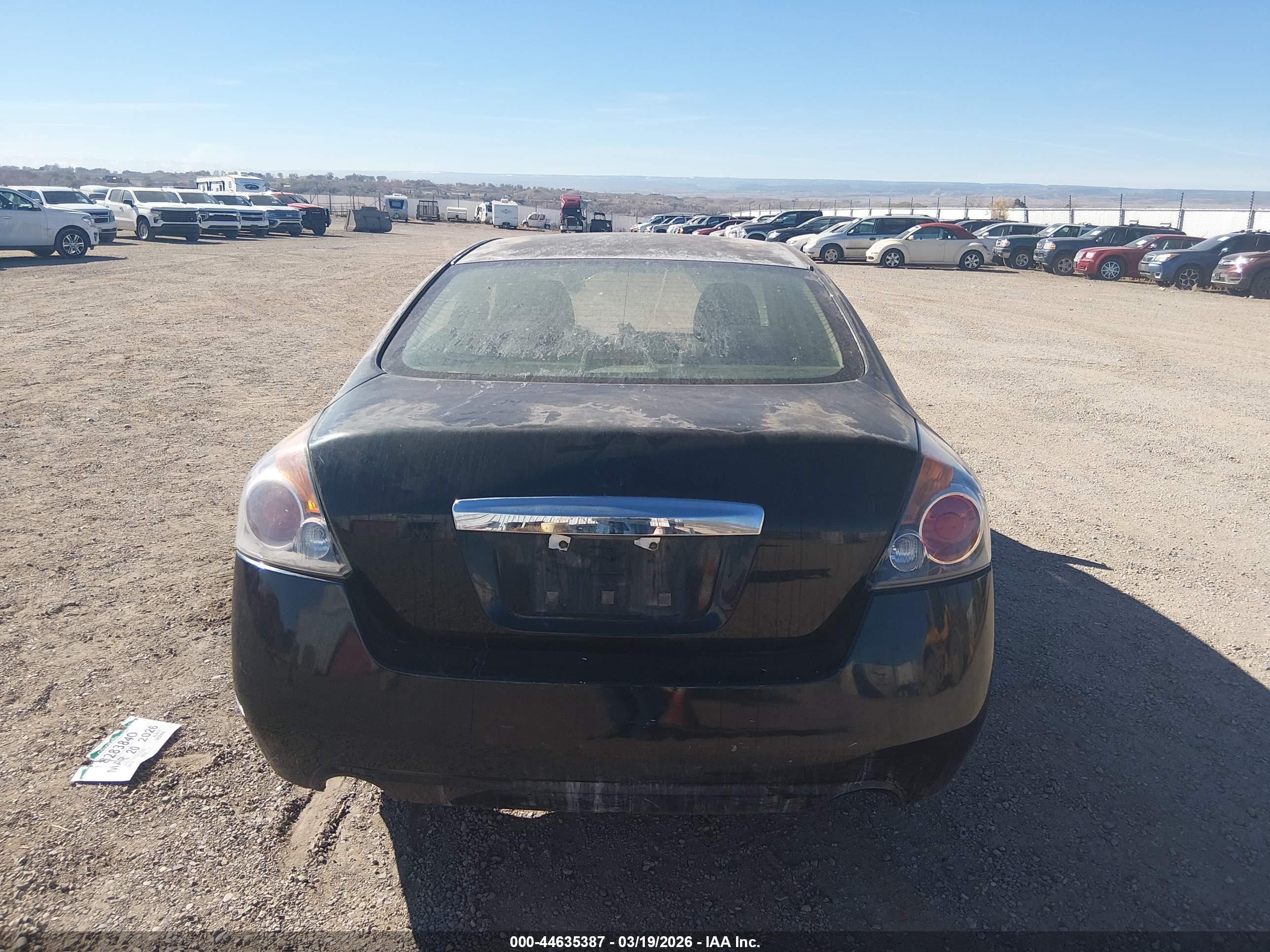 2012 Nissan Altima 2.5 S Black vin: 1N4AL2AP8CC212320