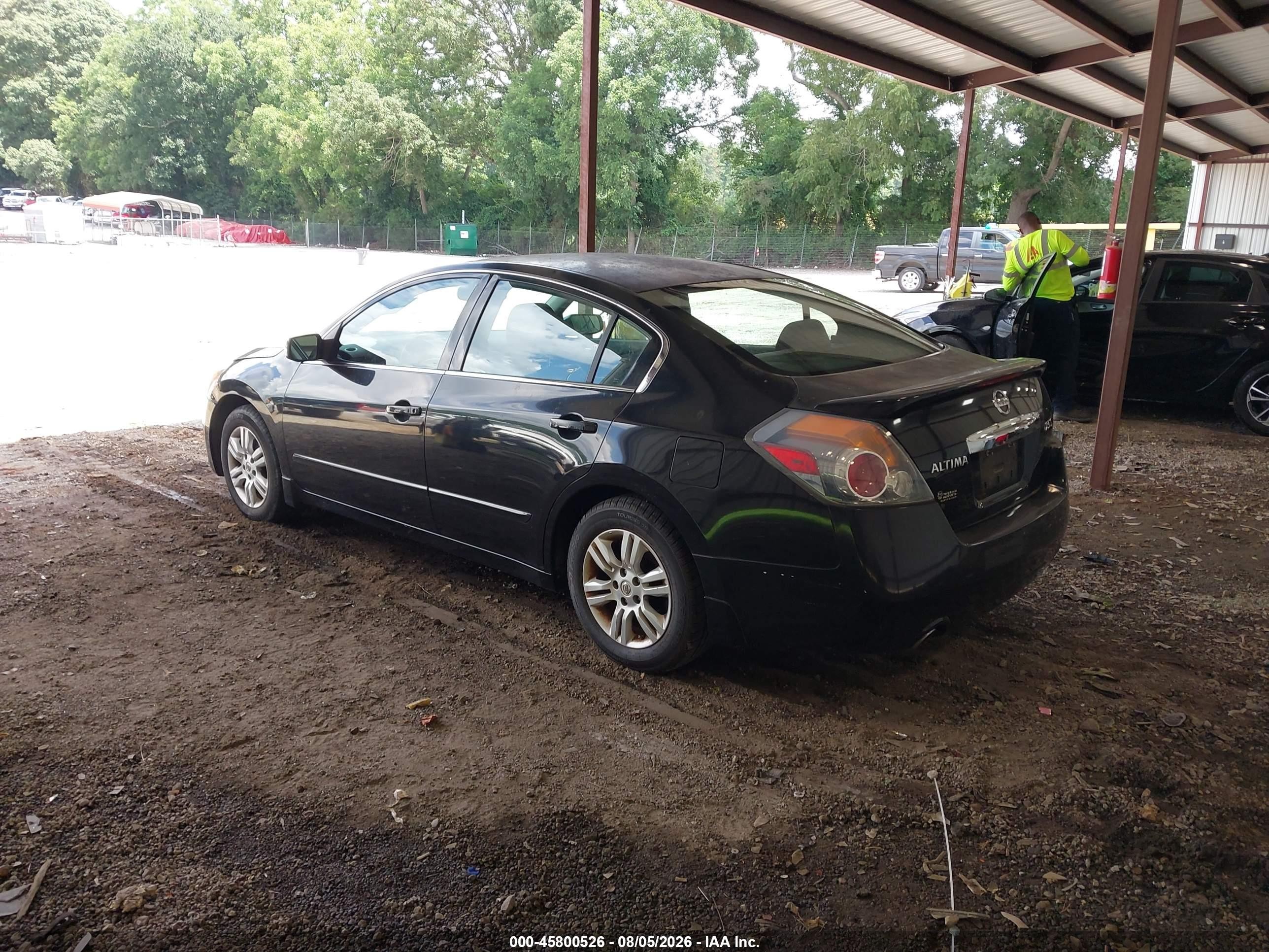2012 Nissan Altima 2.5 S Black vin: 1N4AL2AP8CC219641