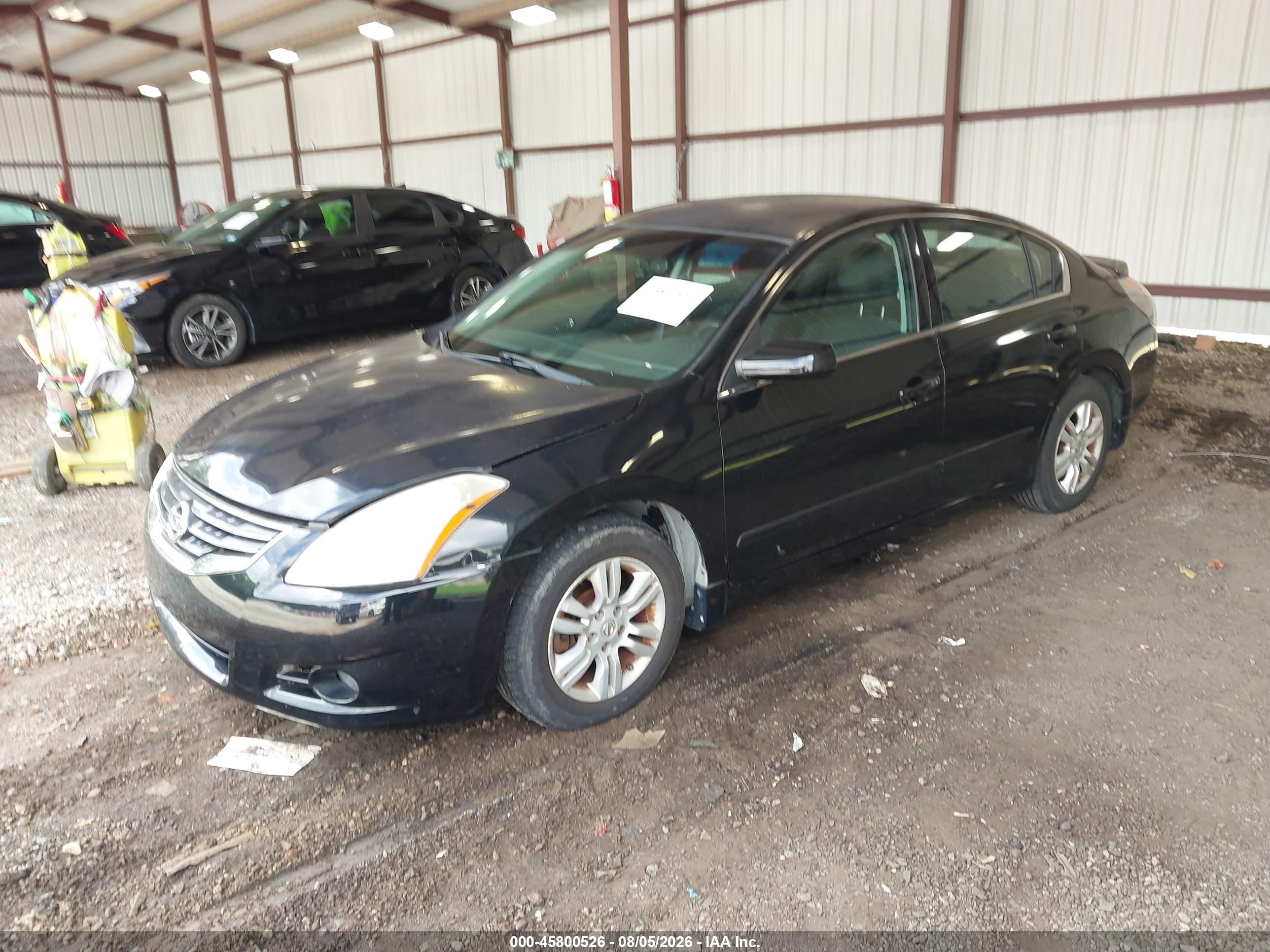 2012 Nissan Altima 2.5 S Black vin: 1N4AL2AP8CC219641