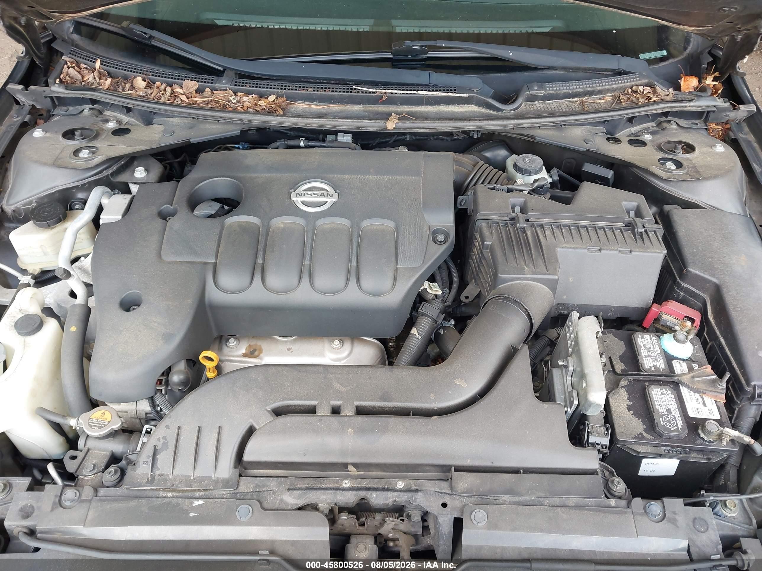 2012 Nissan Altima 2.5 S Black vin: 1N4AL2AP8CC219641