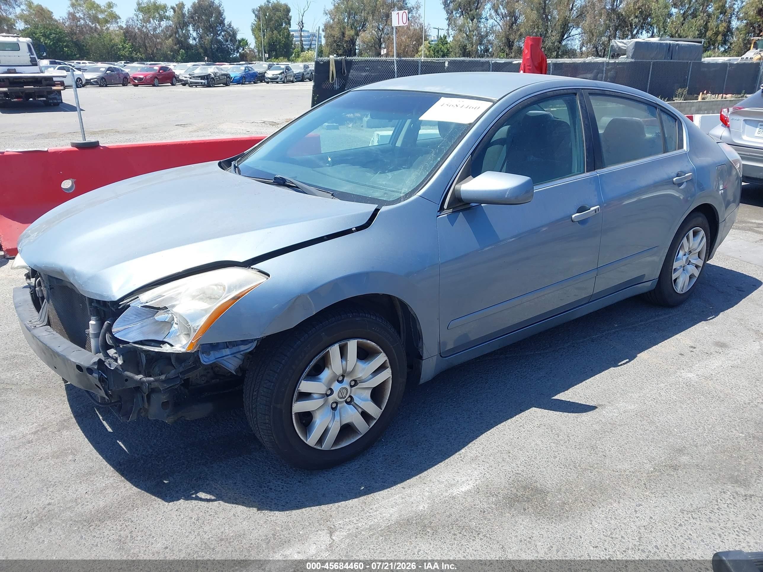 2012 Nissan Altima 2.5 S Синий vin: 1N4AL2AP8CC223365