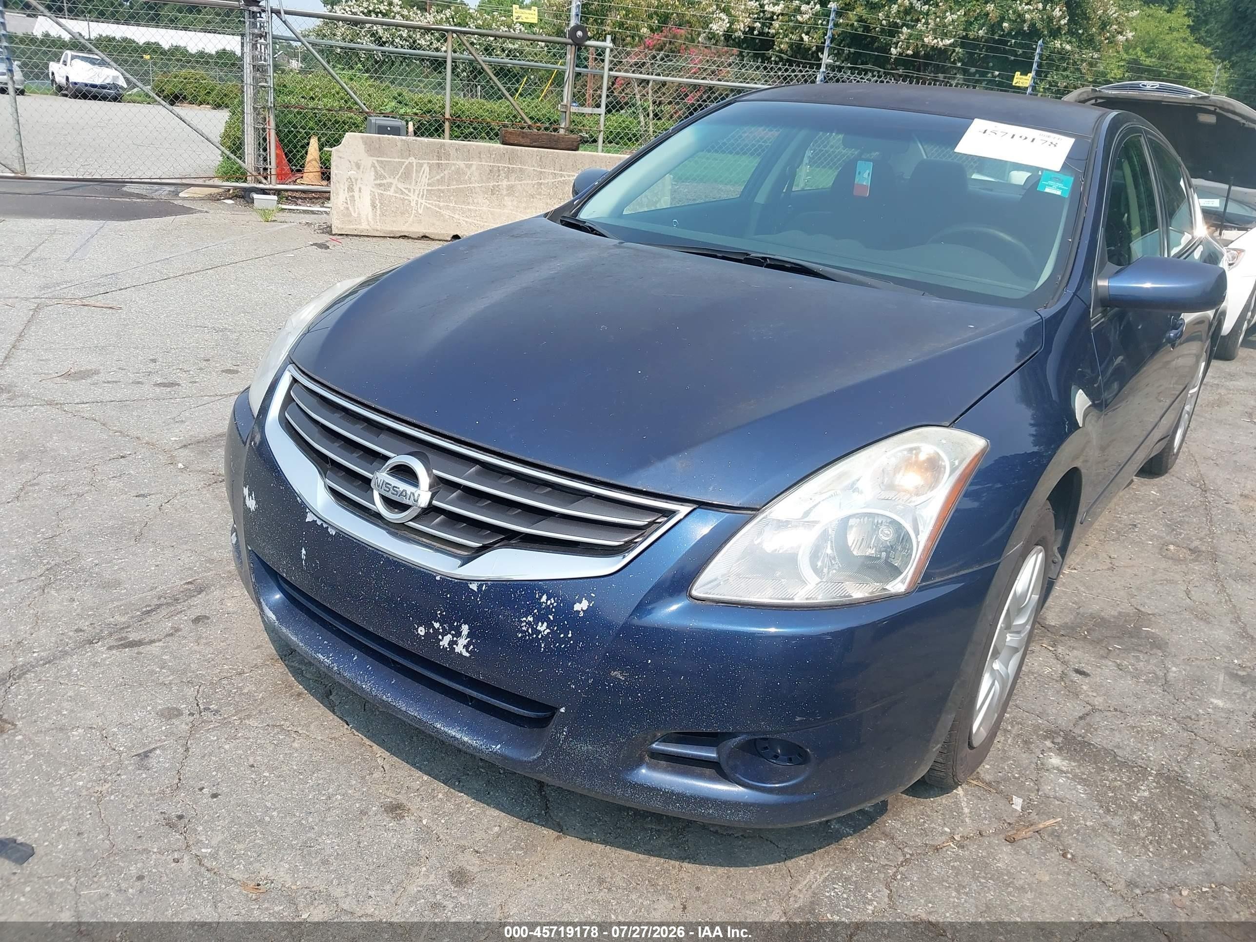 2012 Nissan Altima 2.5 S Blue vin: 1N4AL2AP8CC227979