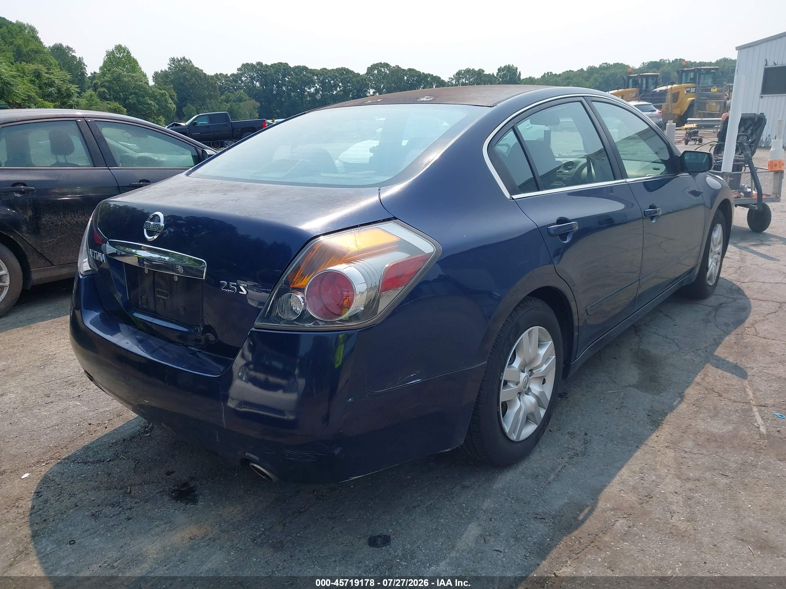 2012 Nissan Altima 2.5 S Blue vin: 1N4AL2AP8CC227979