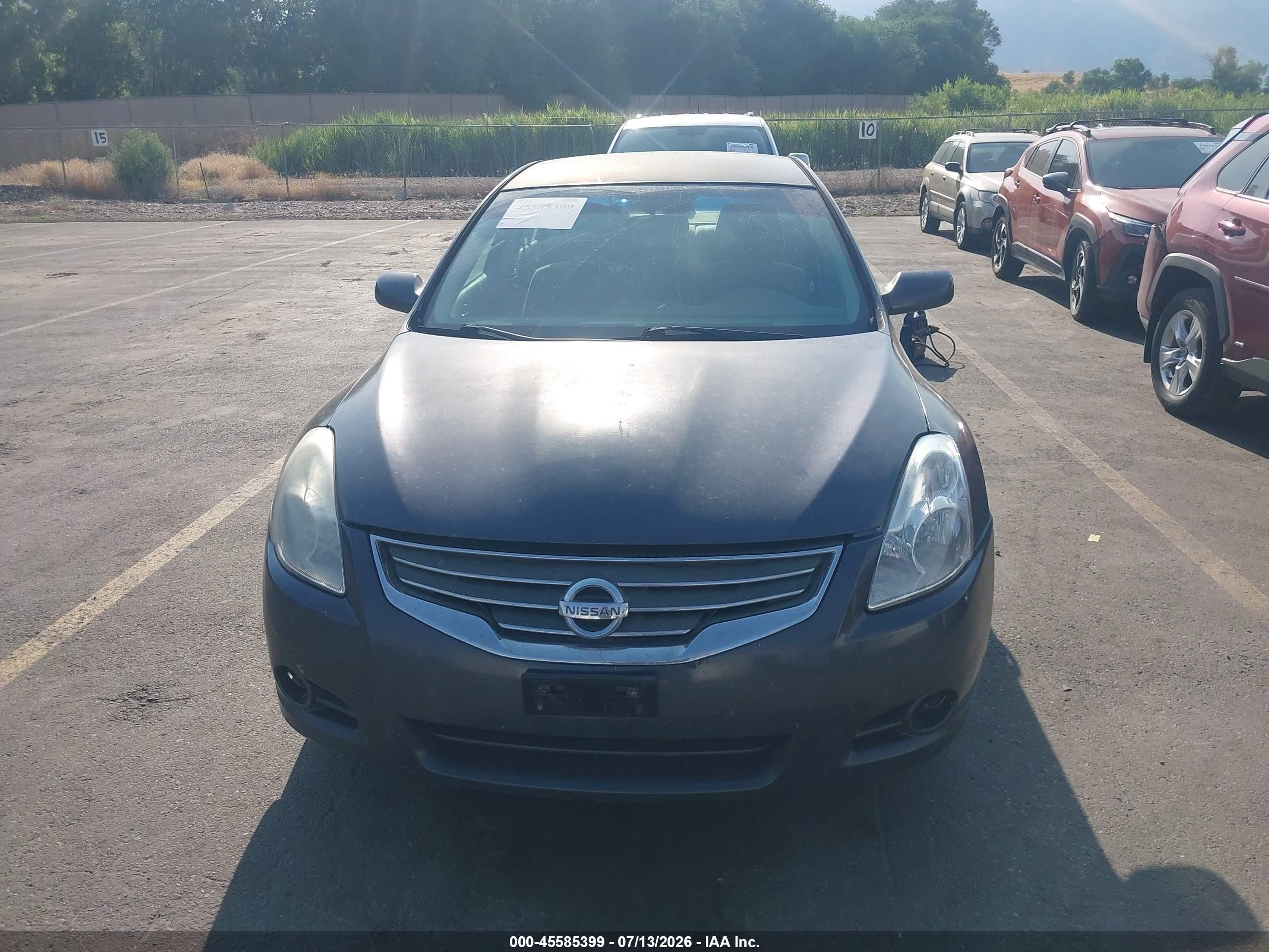 2012 Nissan Altima 2.5 S Серый vin: 1N4AL2AP8CC252722