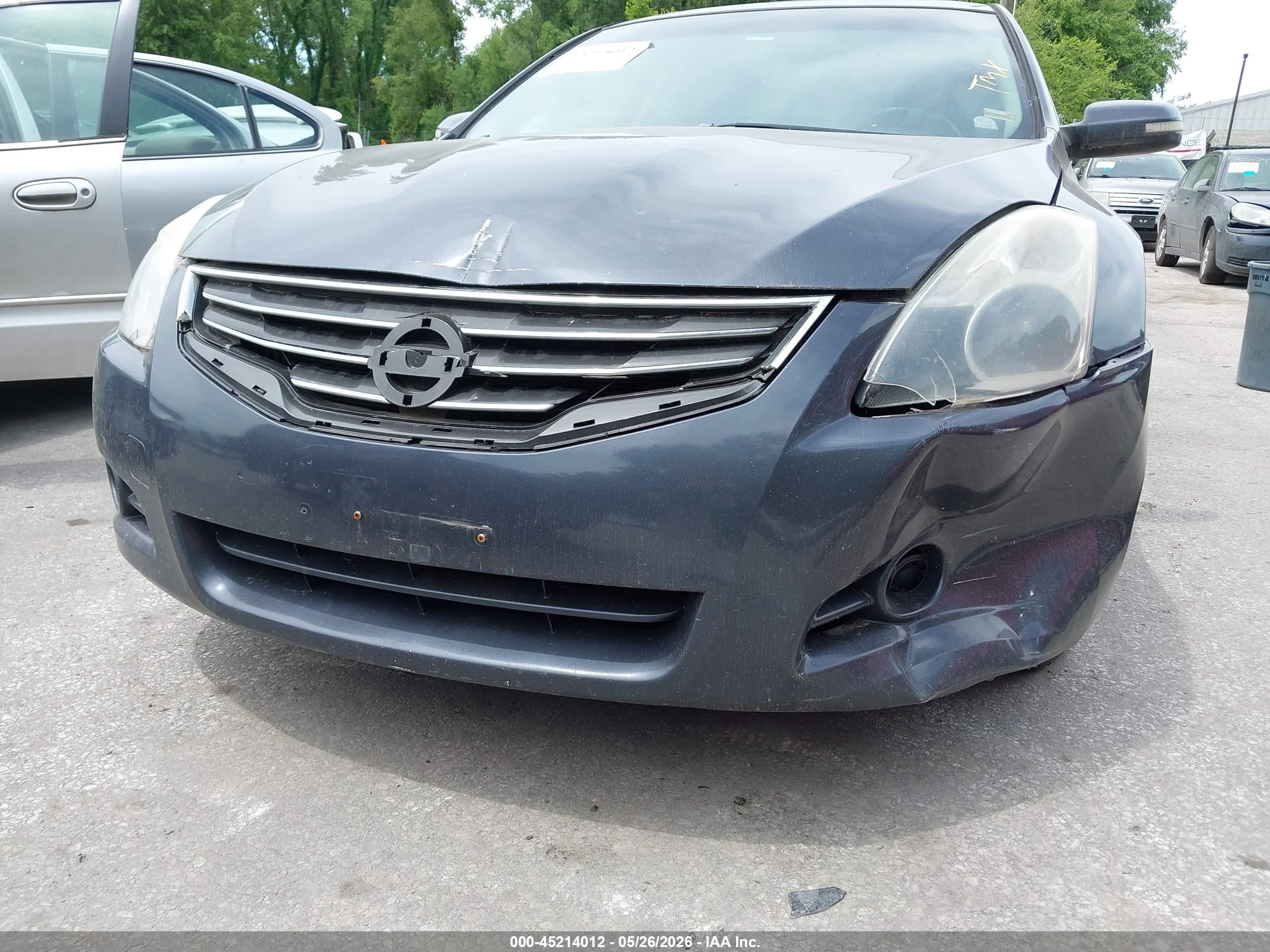 2012 Nissan Altima 2.5 S Gray vin: 1N4AL2AP8CC253661