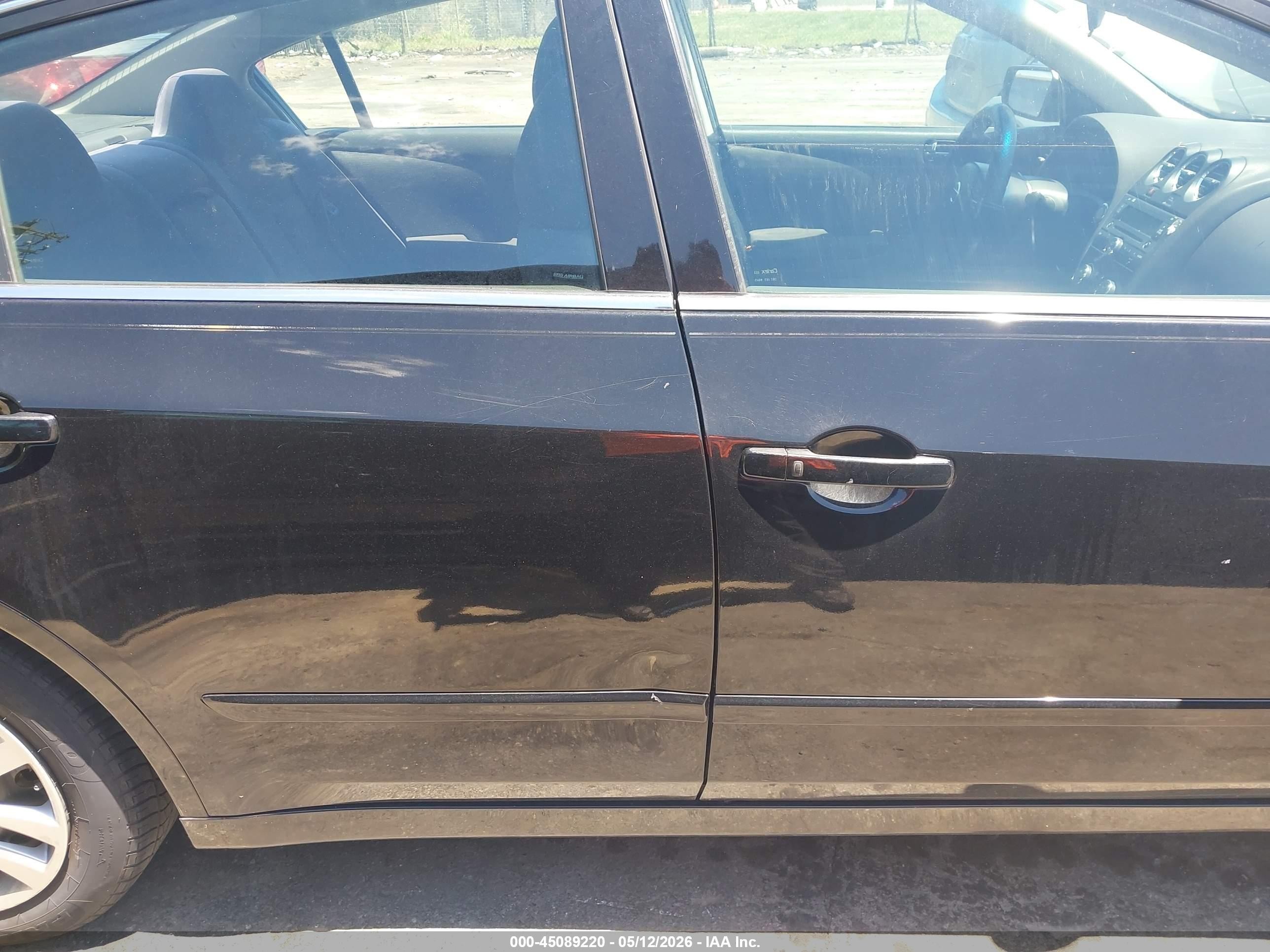 2012 Nissan Altima 2.5 S Black vin: 1N4AL2AP8CC259797