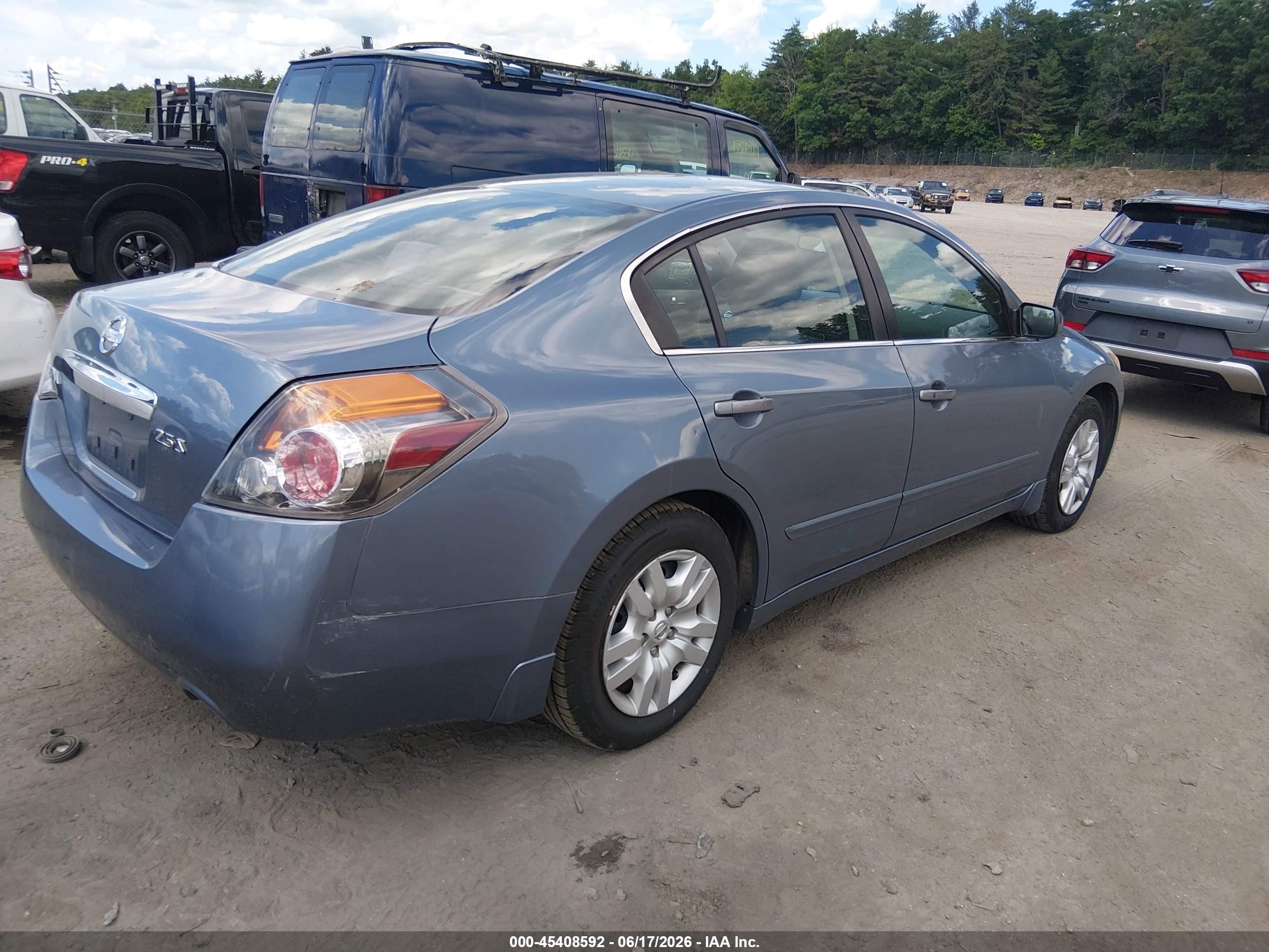 2012 Nissan Altima 2.5 S Blue vin: 1N4AL2AP8CN407242